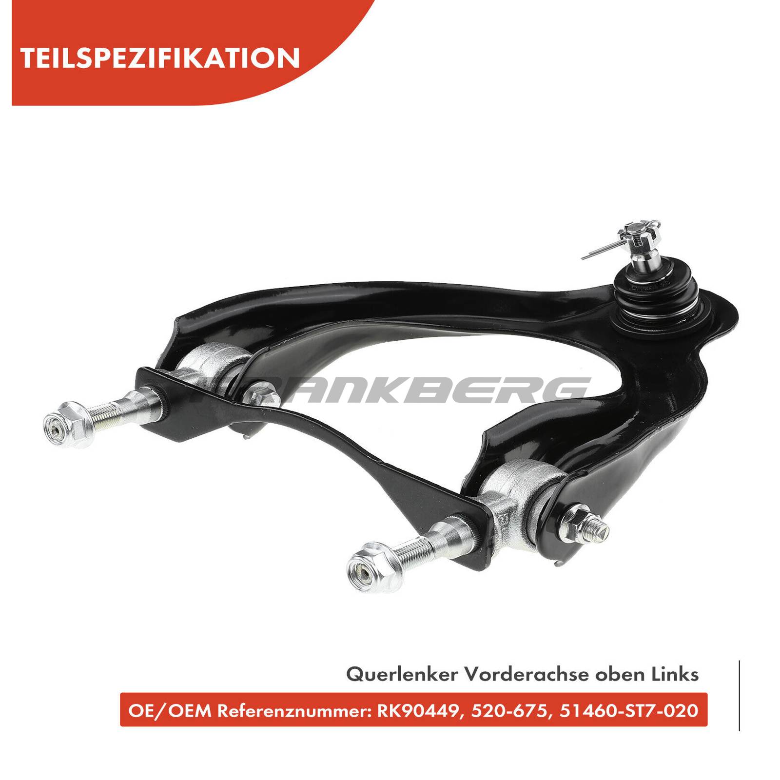 Control/Trailing Arm, wheel suspension