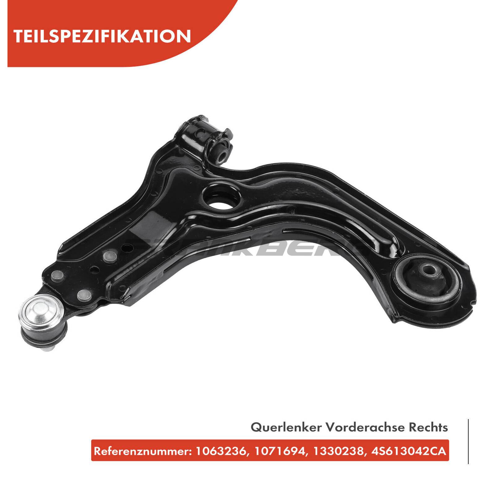 Control/Trailing Arm, wheel suspension