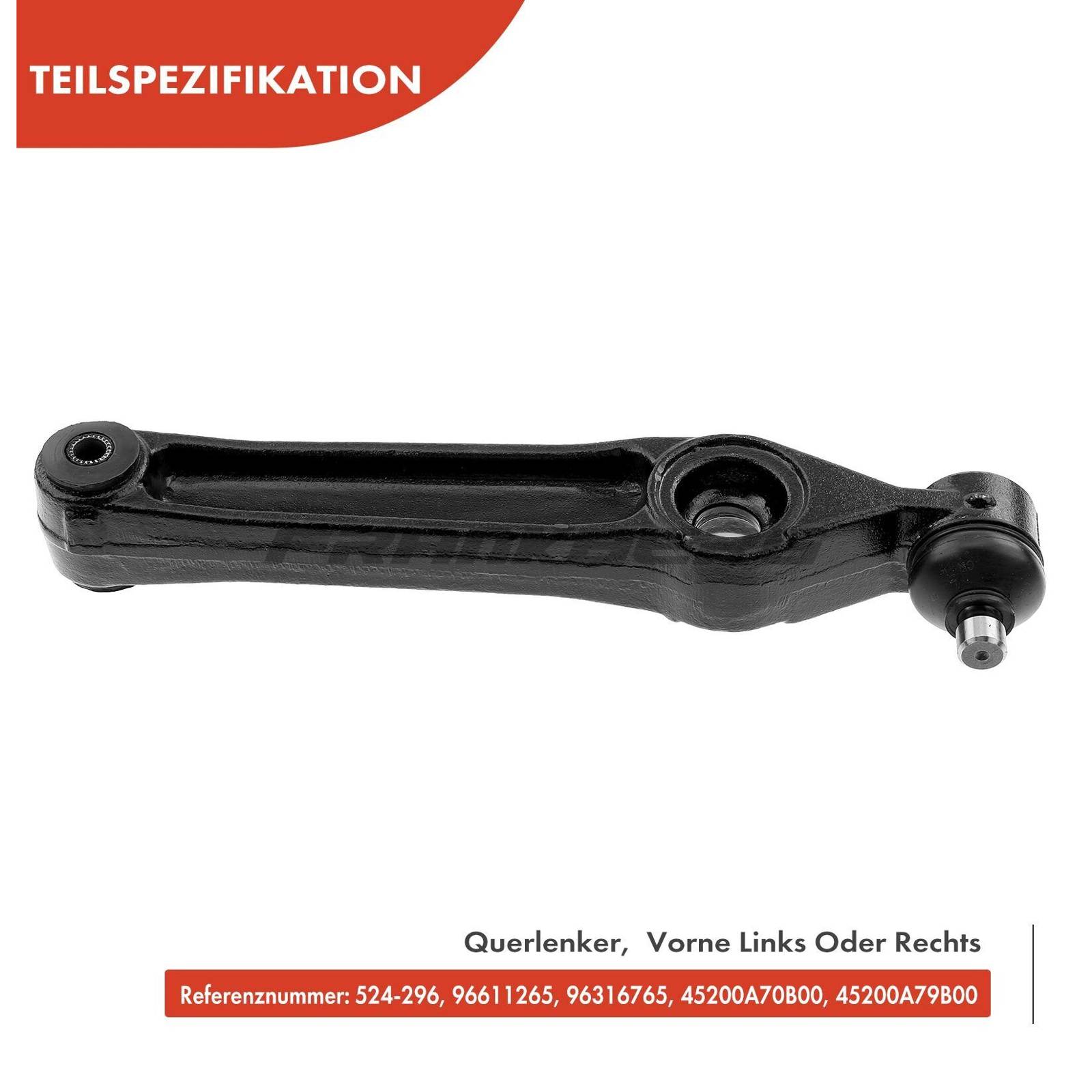Control/Trailing Arm, wheel suspension