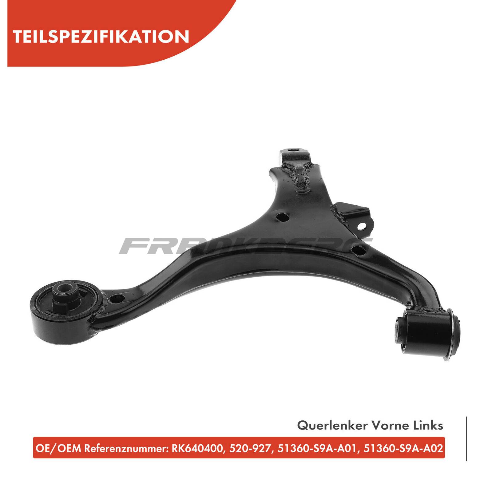 Control/Trailing Arm, wheel suspension