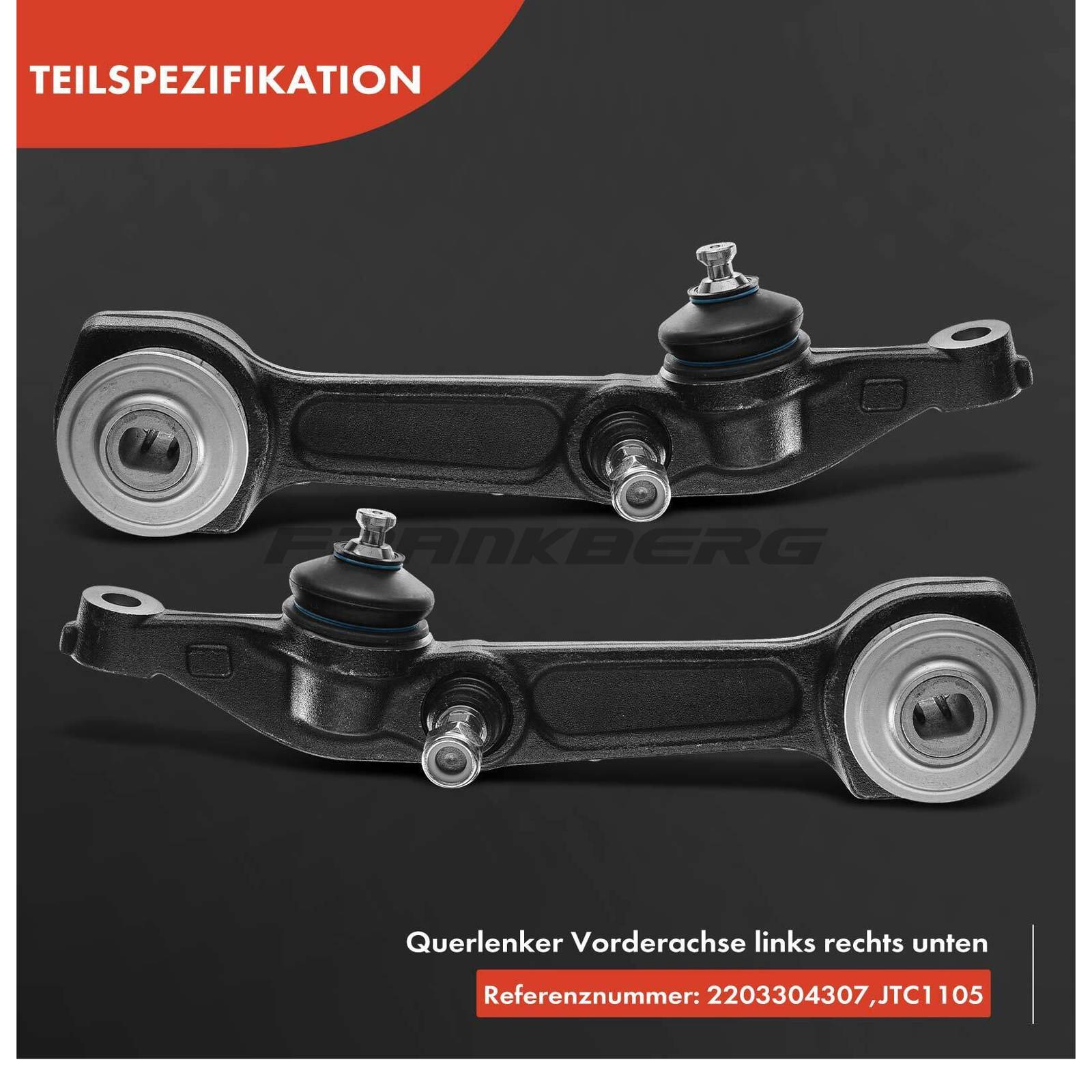 Control/Trailing Arm, wheel suspension
