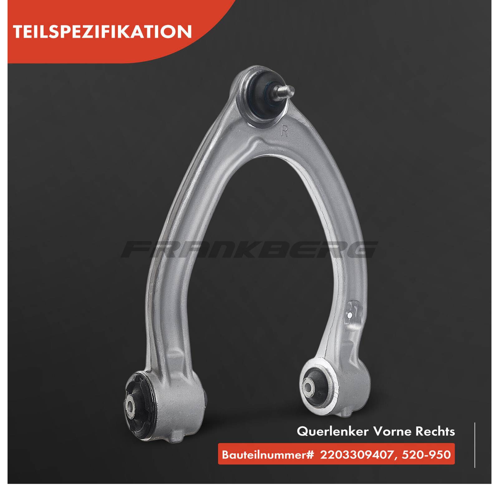 Control/Trailing Arm, wheel suspension