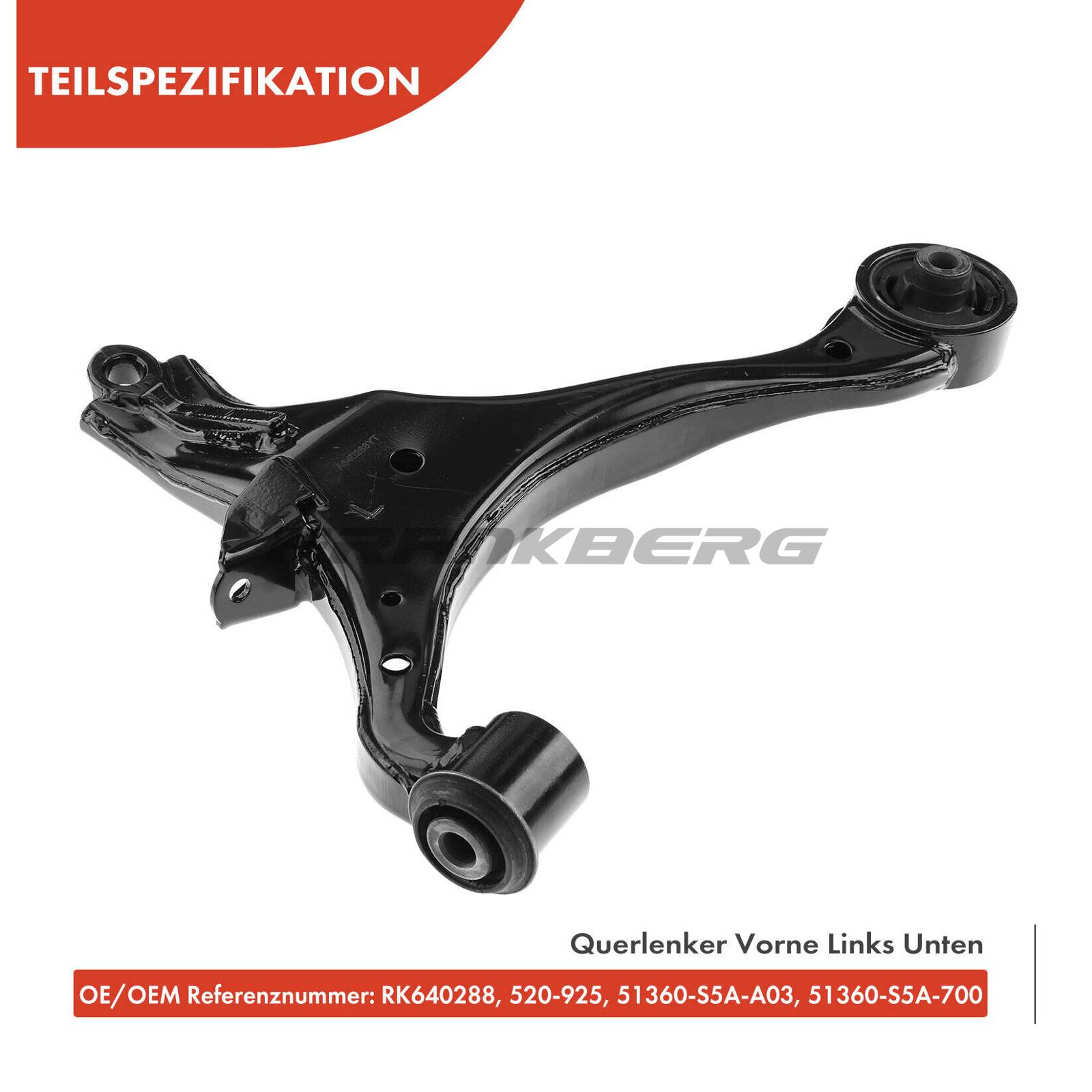 Control/Trailing Arm, wheel suspension