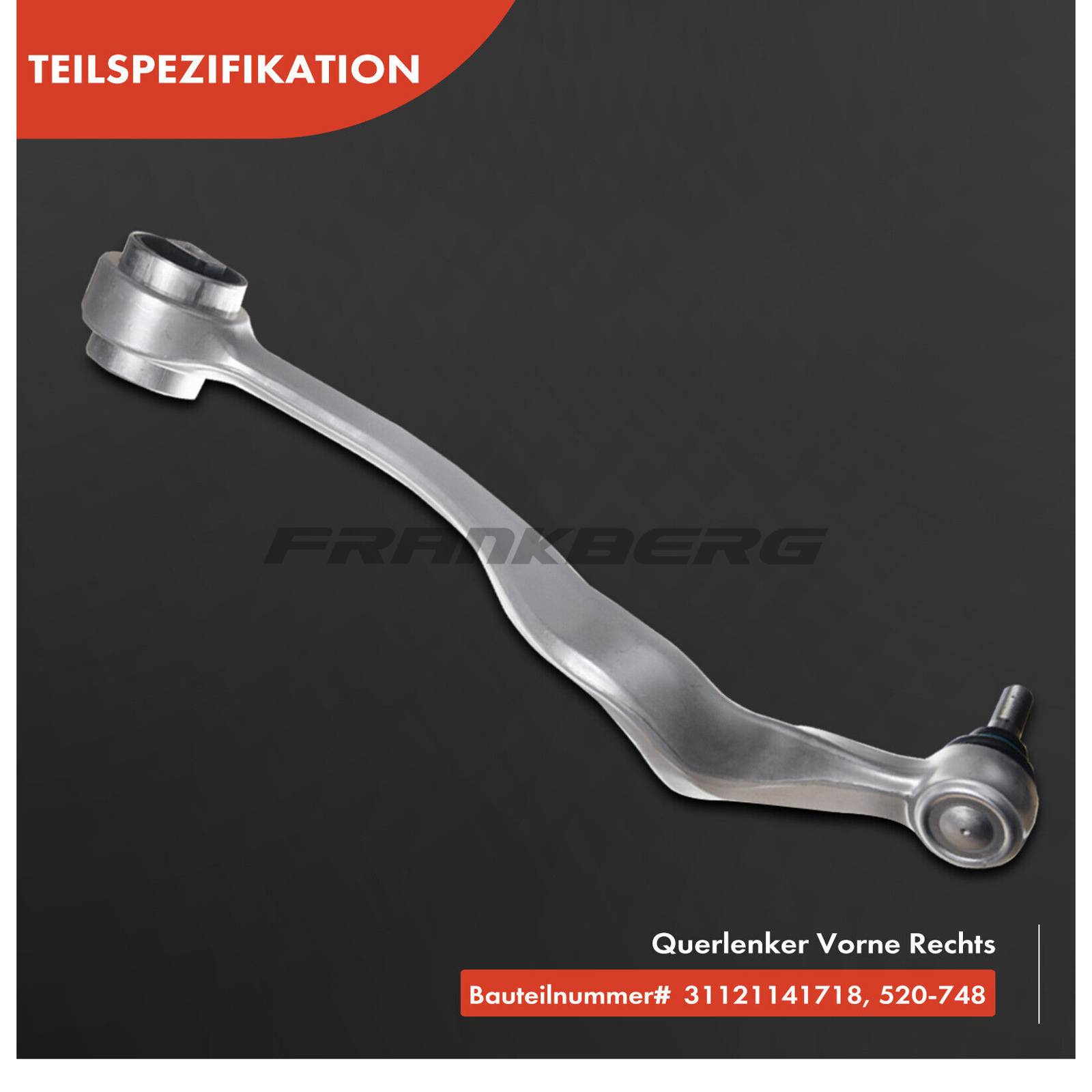Control/Trailing Arm, wheel suspension