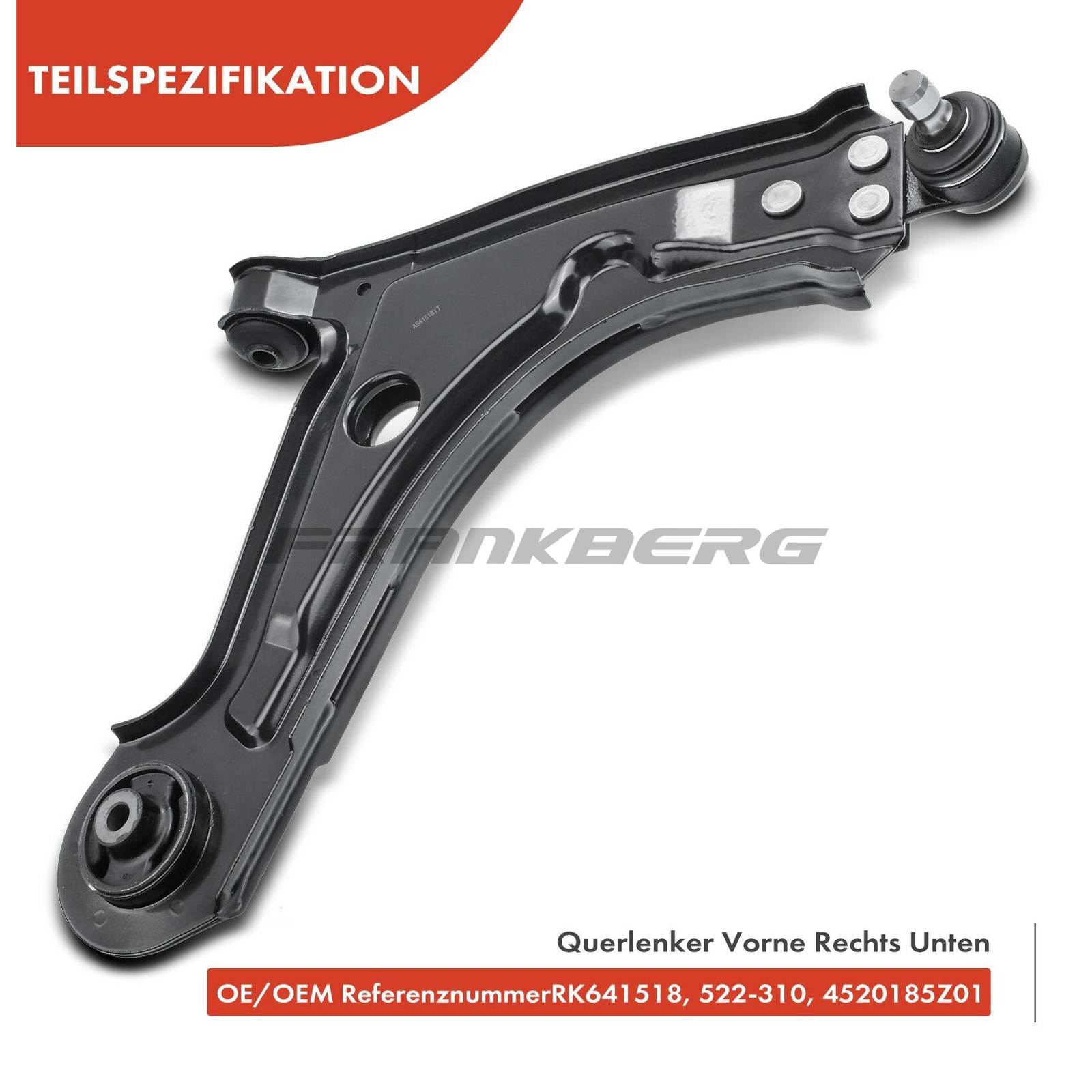 Control/Trailing Arm, wheel suspension