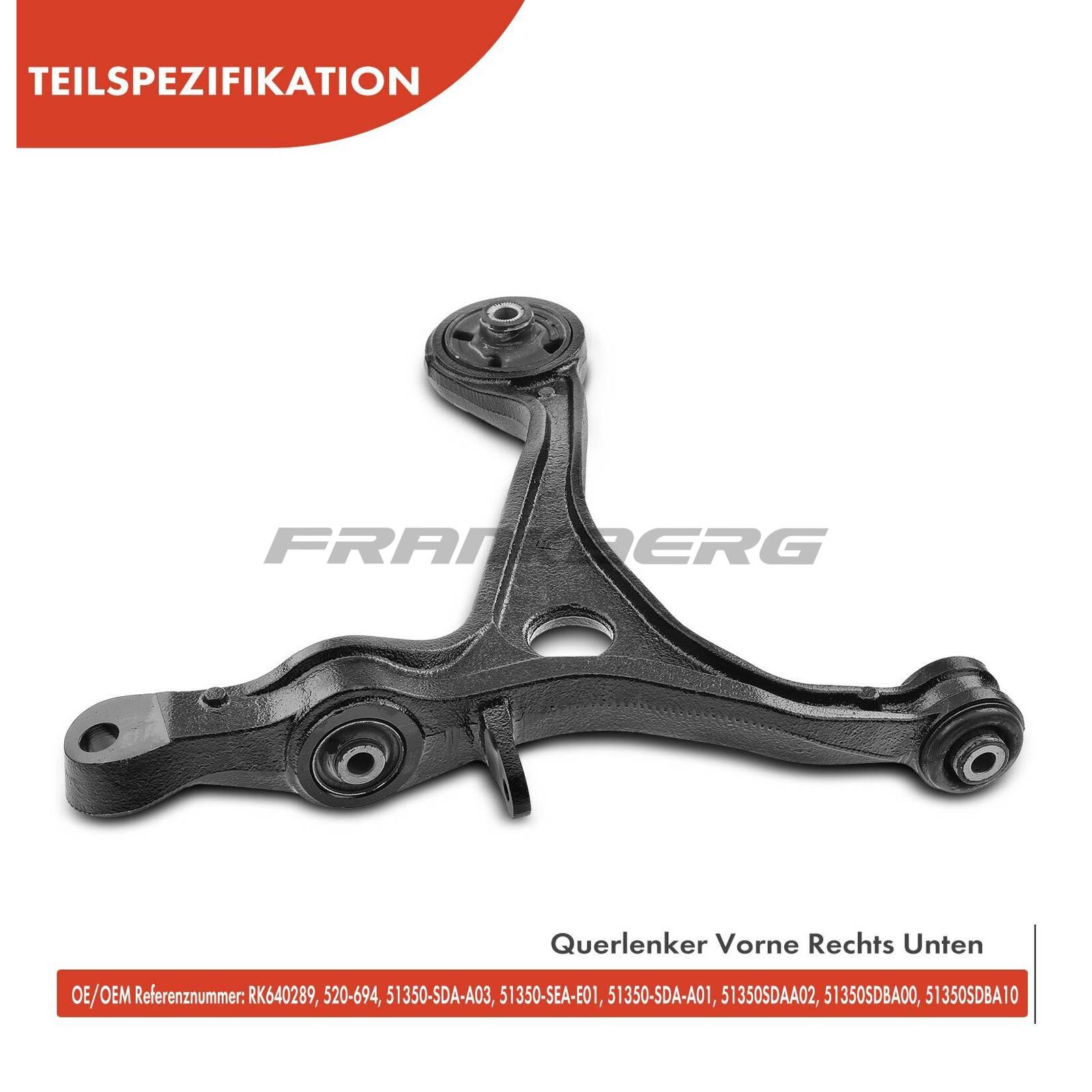 Control/Trailing Arm, wheel suspension