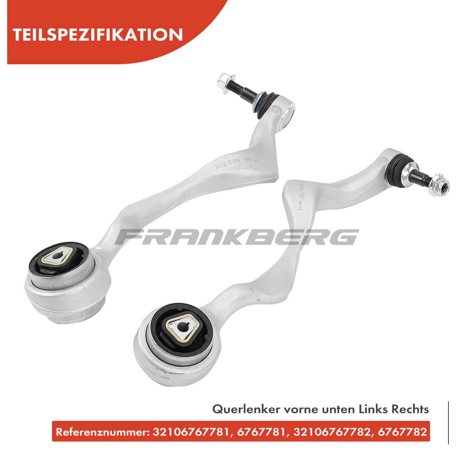 Control/Trailing Arm, wheel suspension