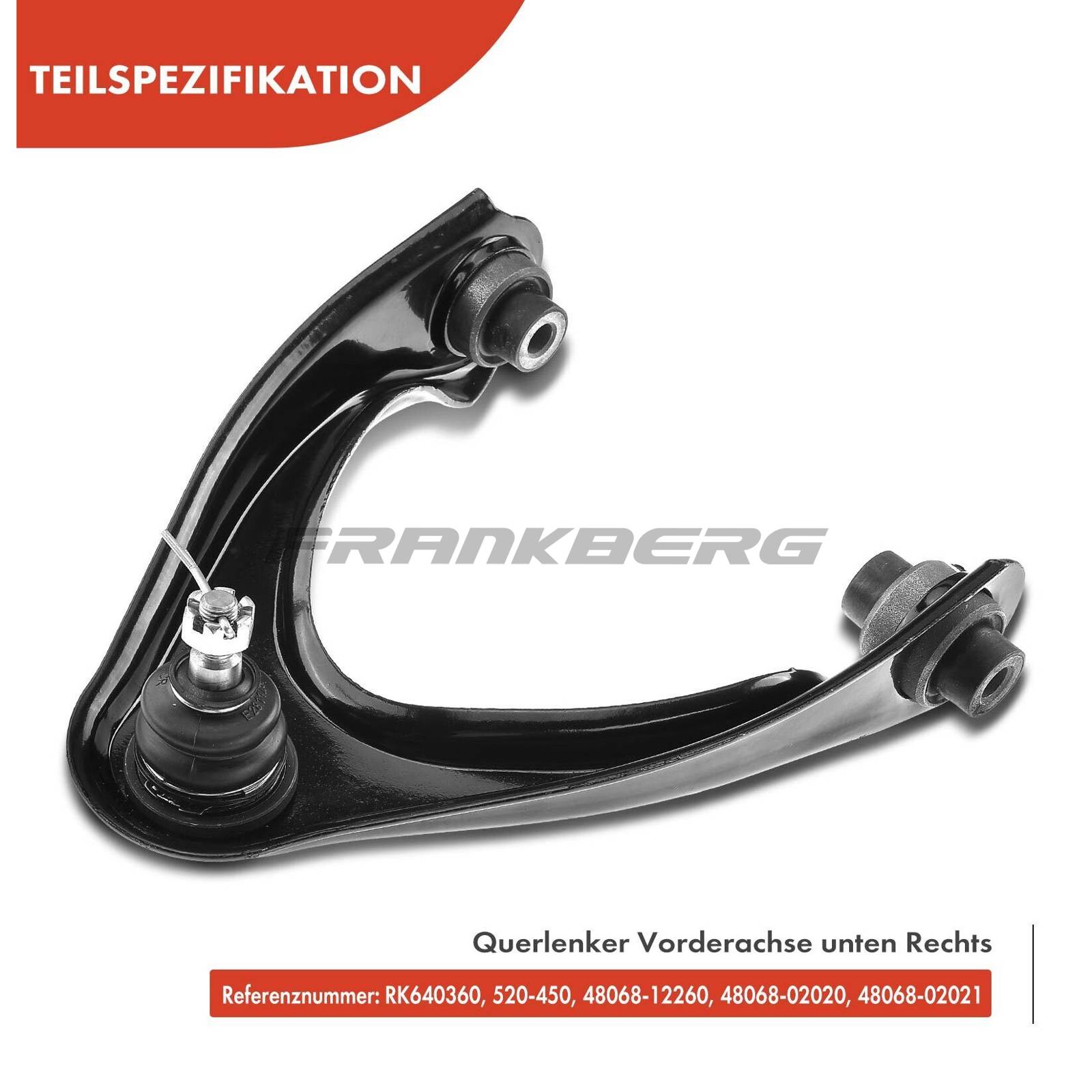 Control/Trailing Arm, wheel suspension