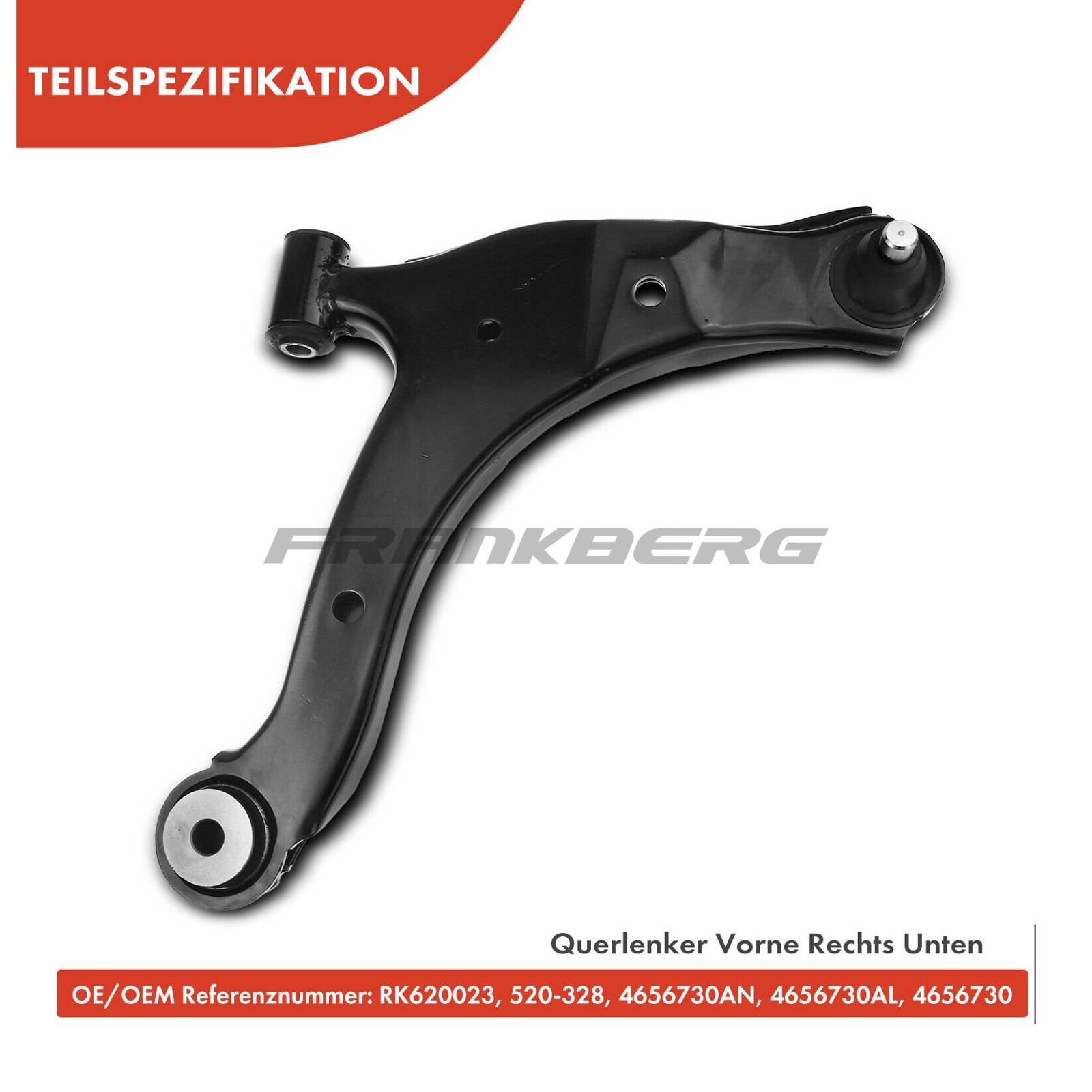 Control/Trailing Arm, wheel suspension