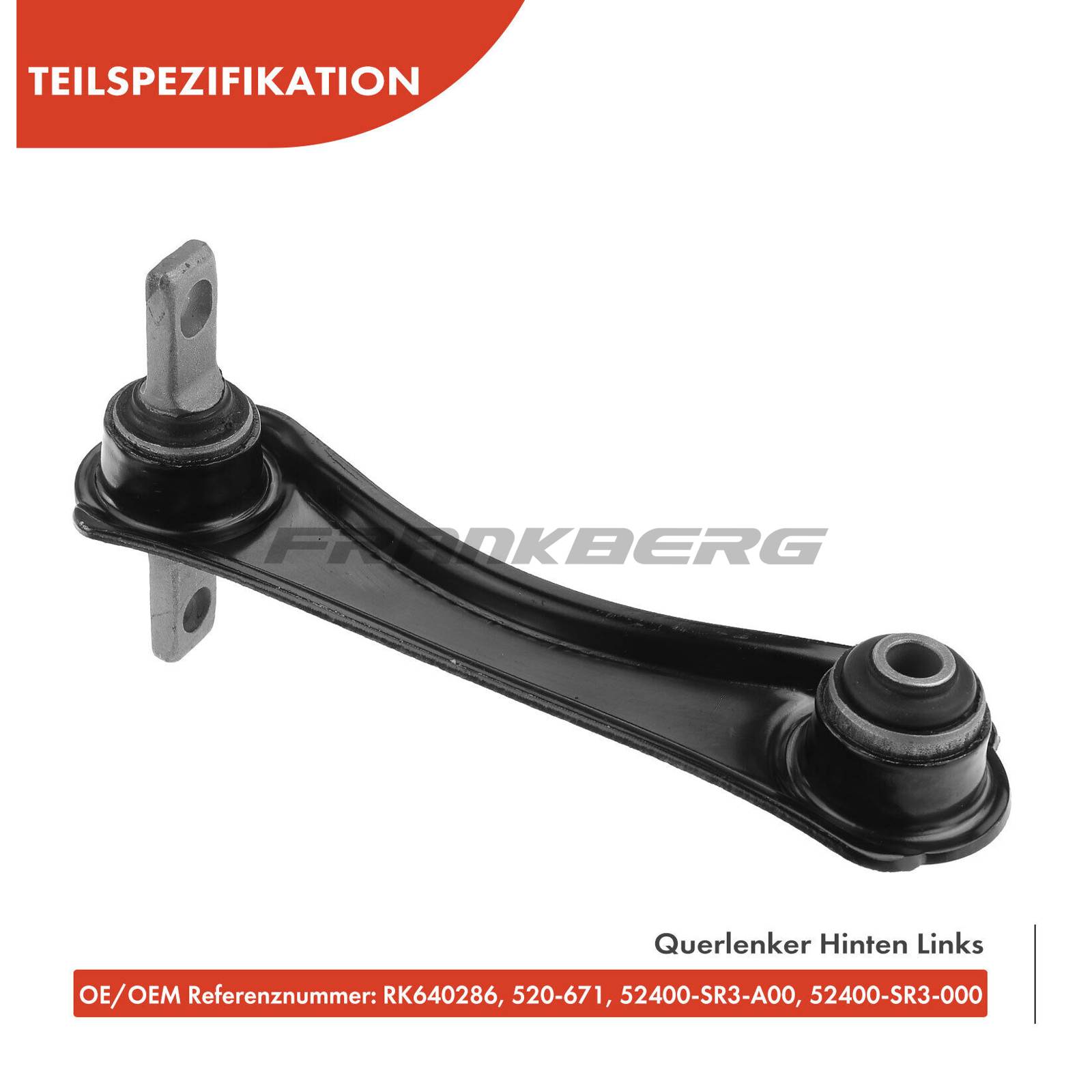 Control/Trailing Arm, wheel suspension