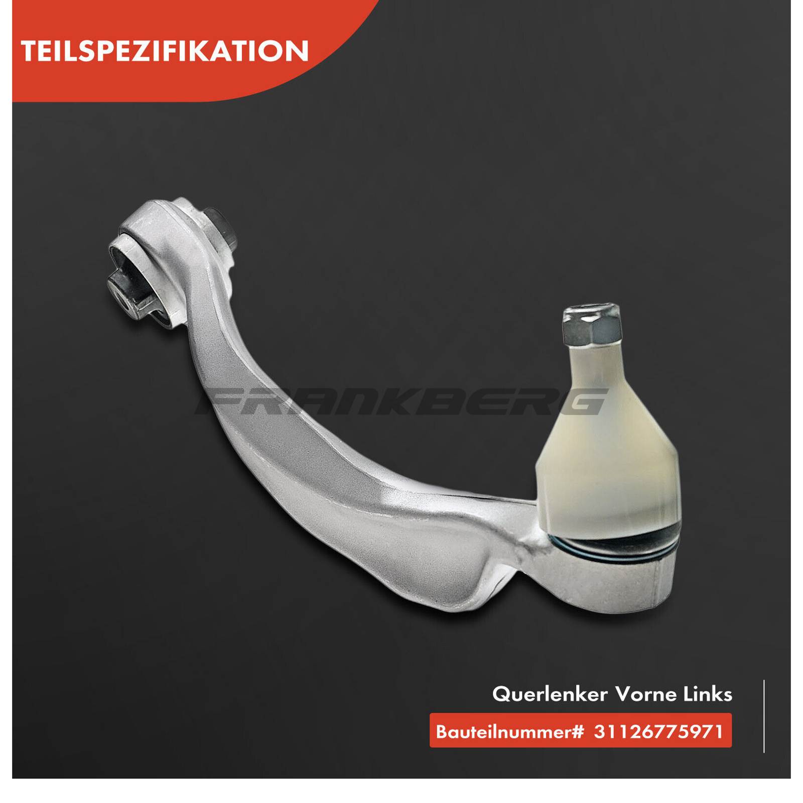 Control/Trailing Arm, wheel suspension