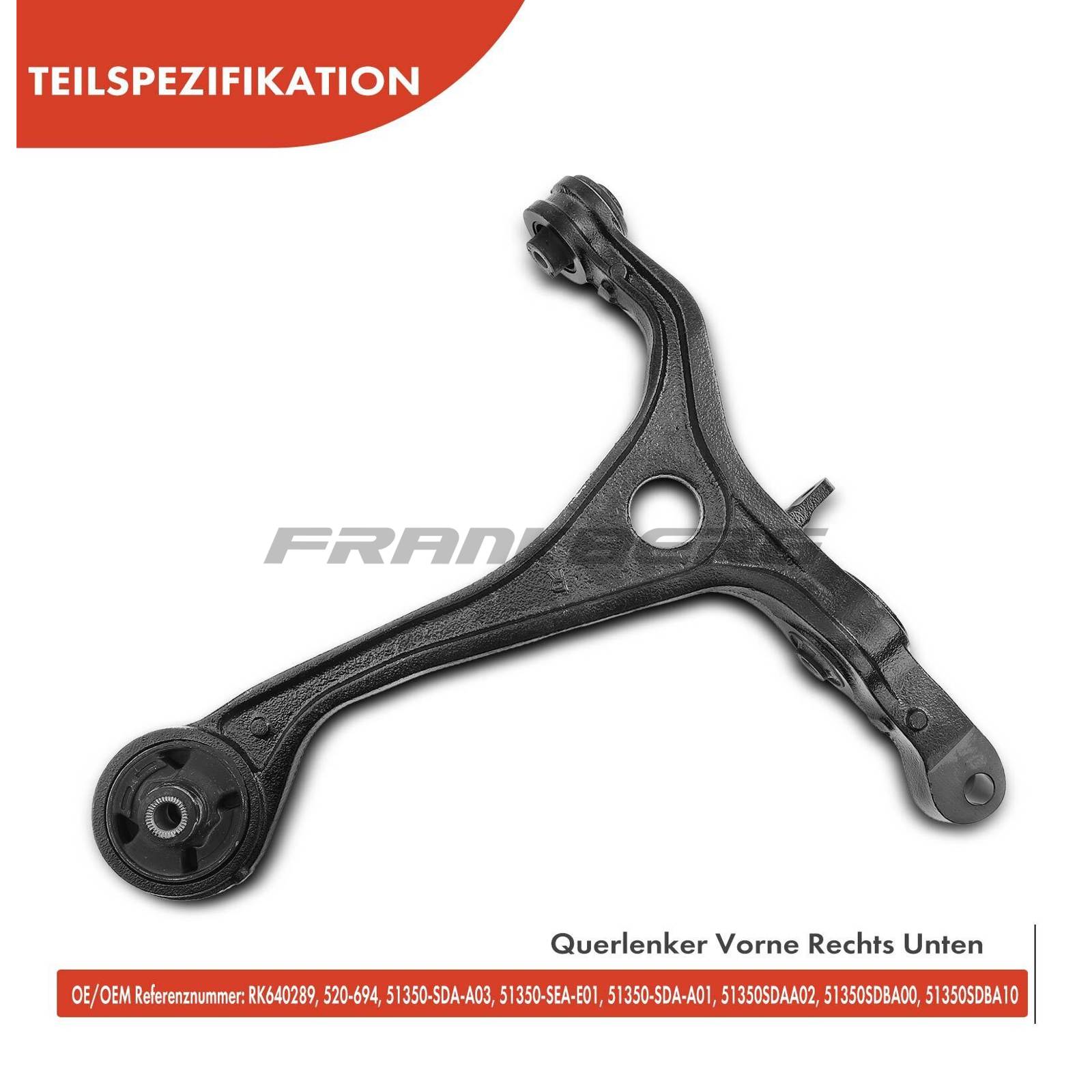Control/Trailing Arm, wheel suspension