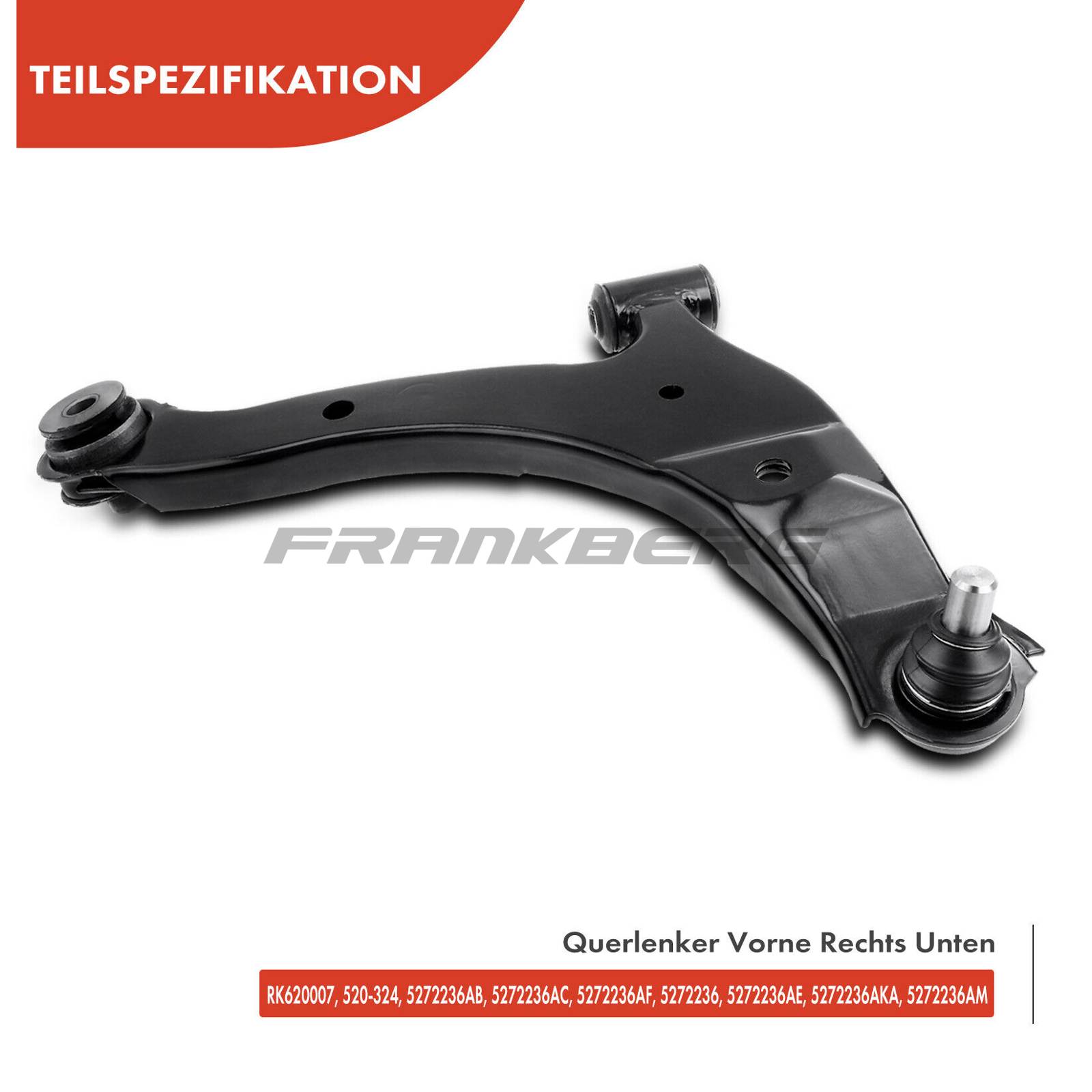 Control/Trailing Arm, wheel suspension