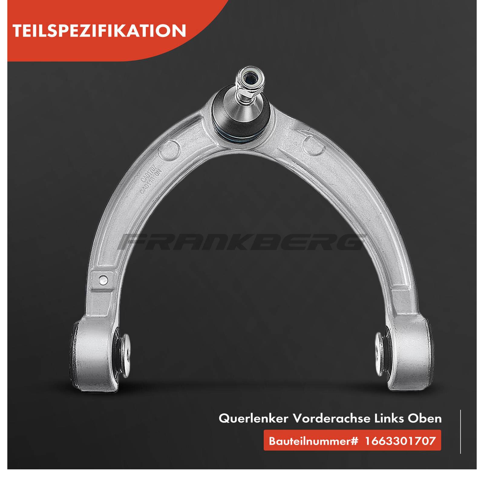 Control/Trailing Arm, wheel suspension
