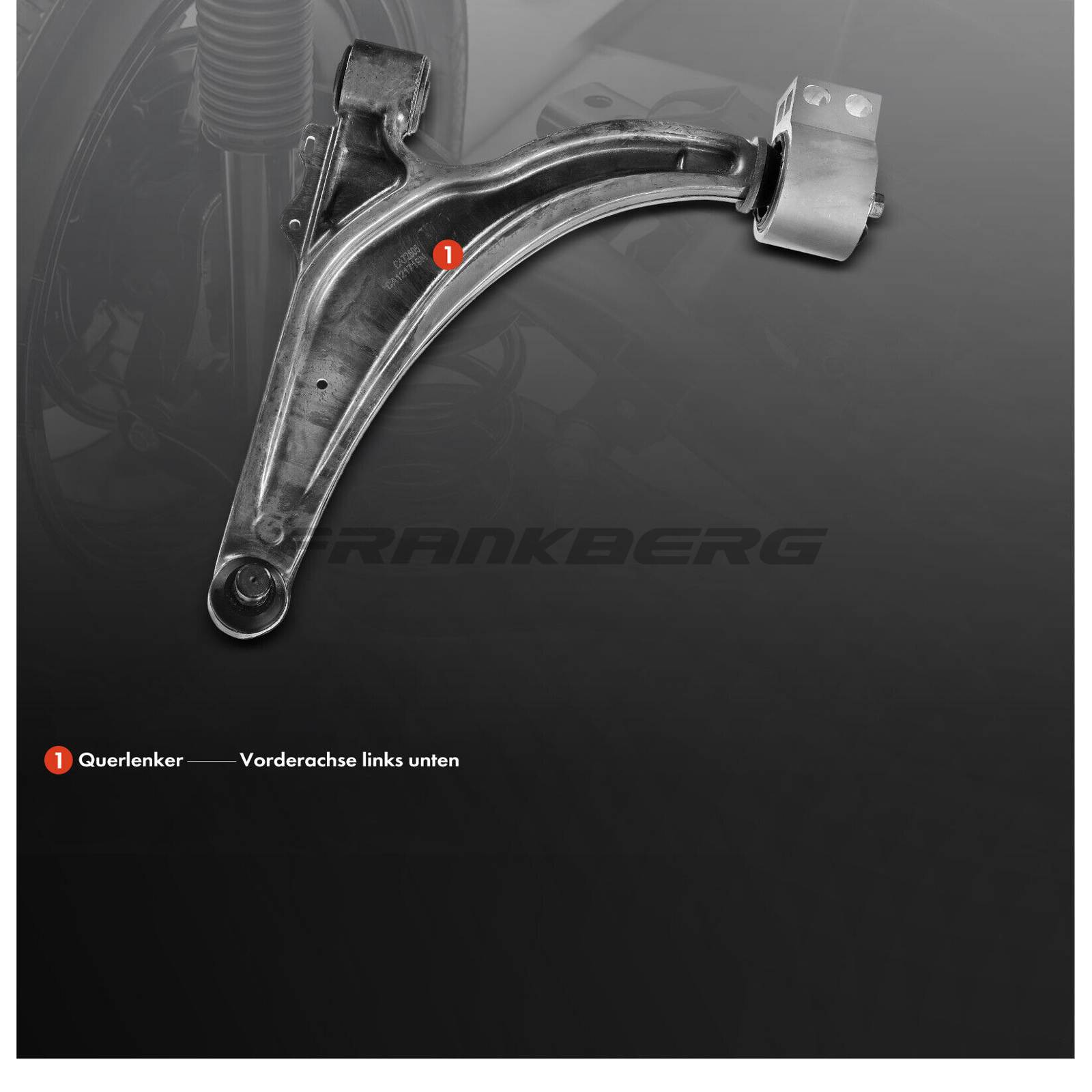 Control/Trailing Arm, wheel suspension