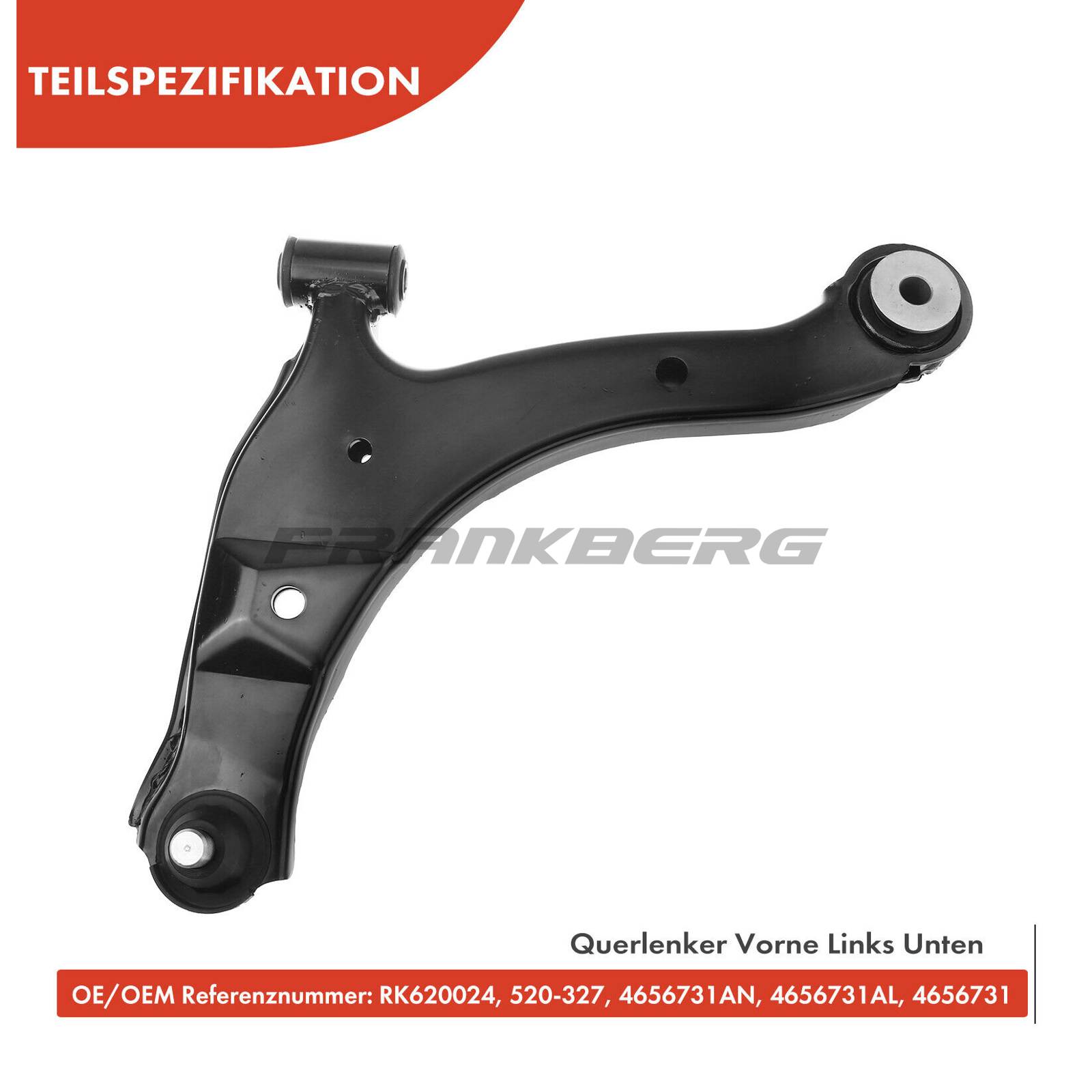 Control/Trailing Arm, wheel suspension