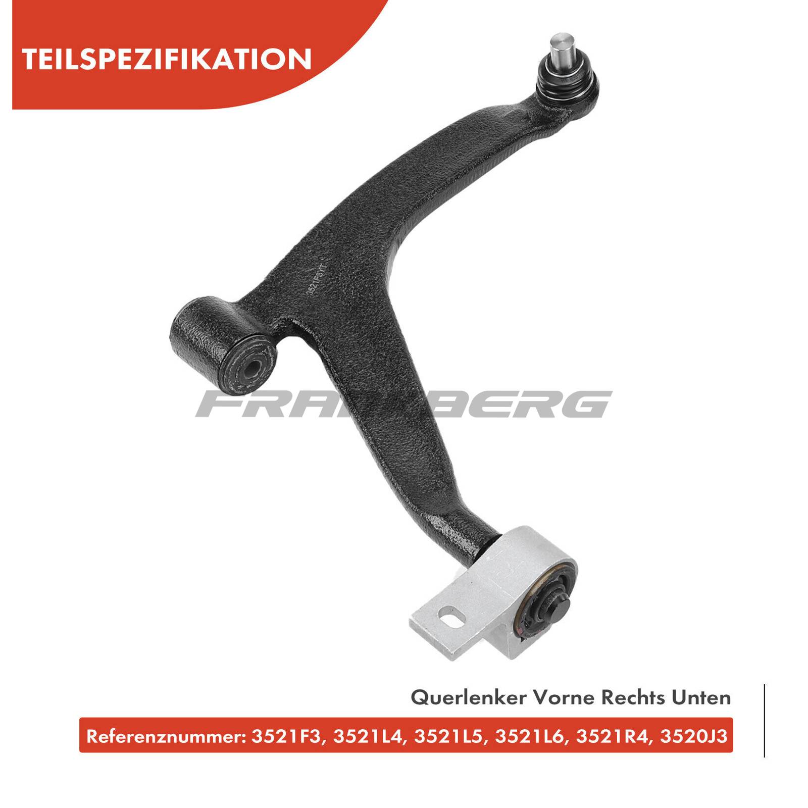 Control/Trailing Arm, wheel suspension