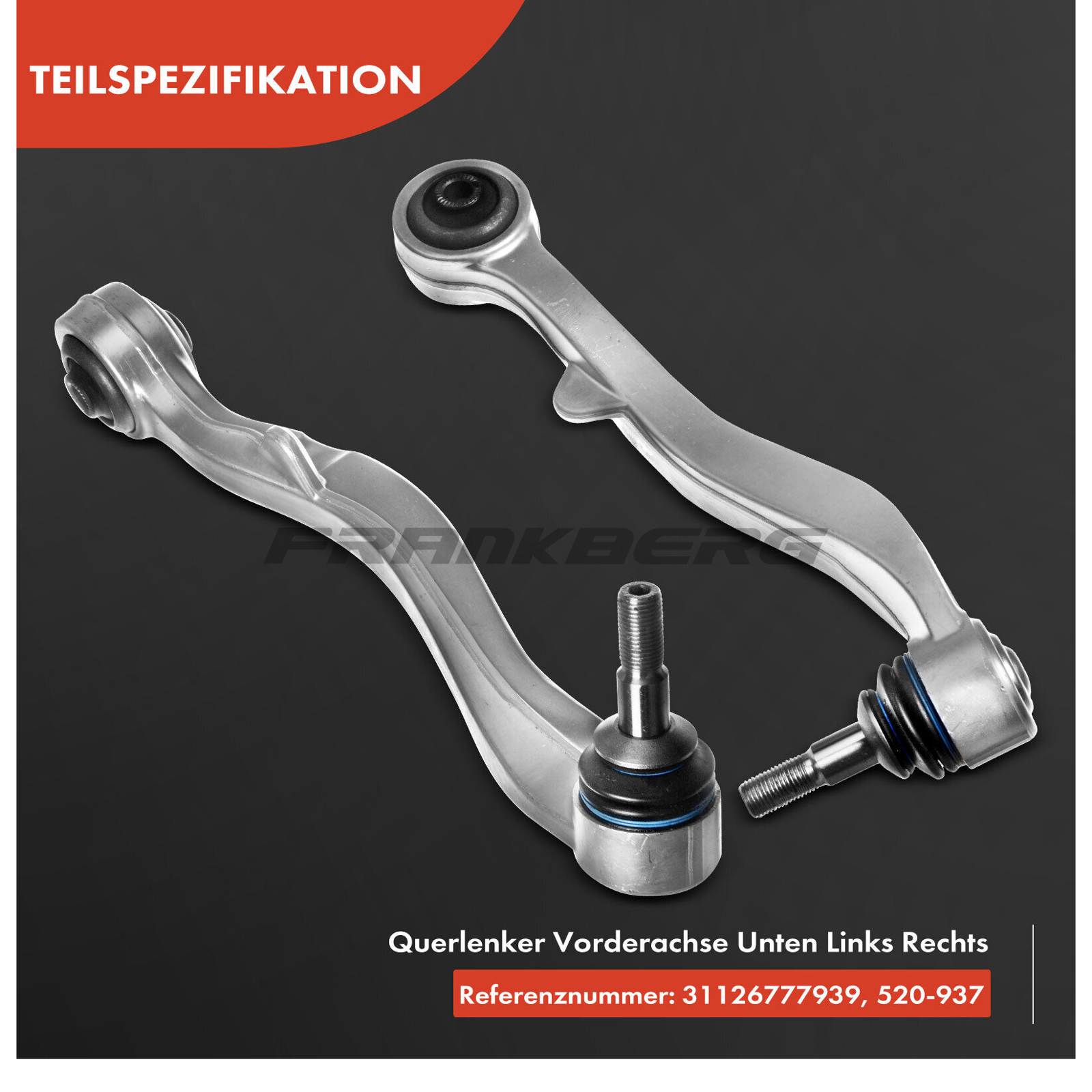 Control/Trailing Arm, wheel suspension