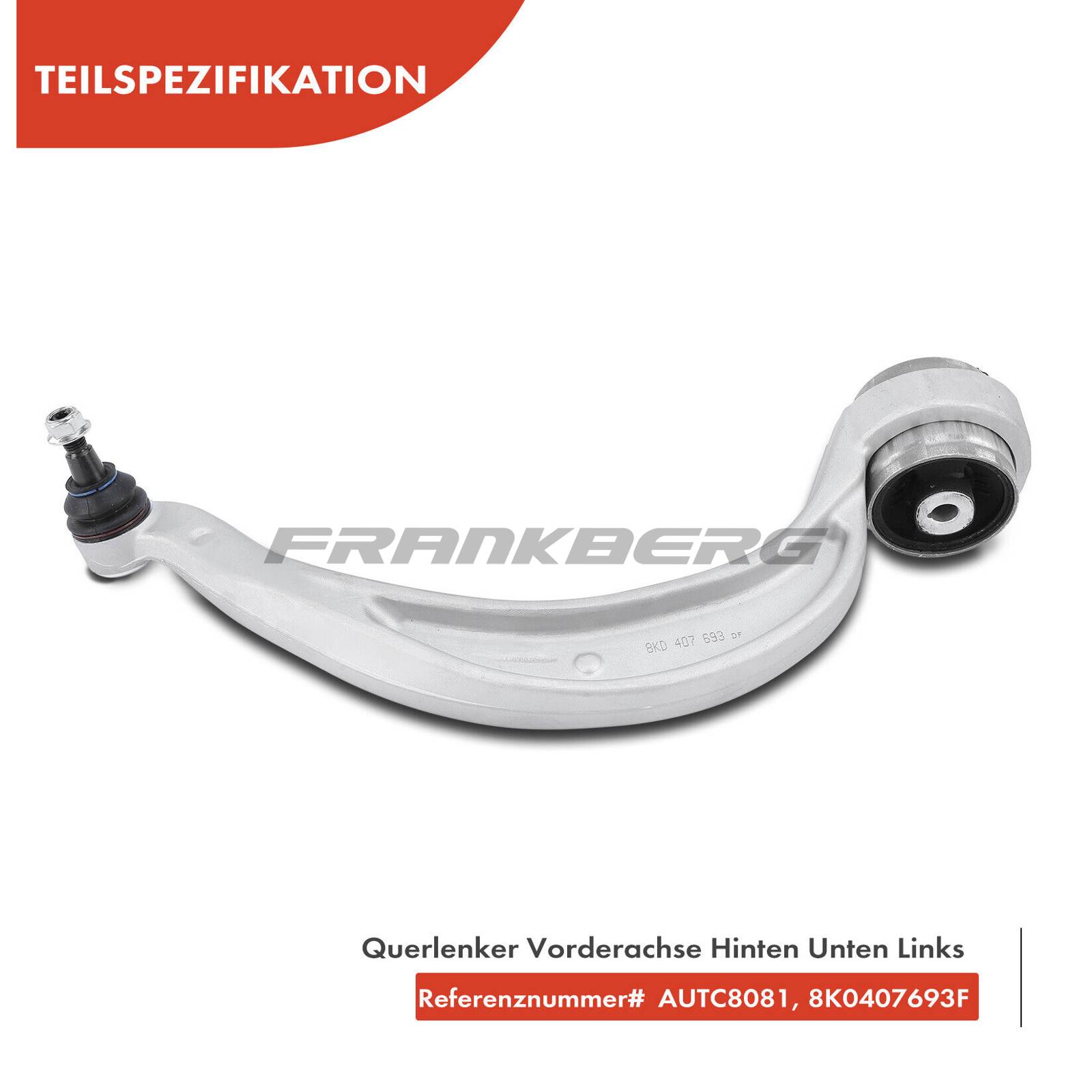 Control/Trailing Arm, wheel suspension