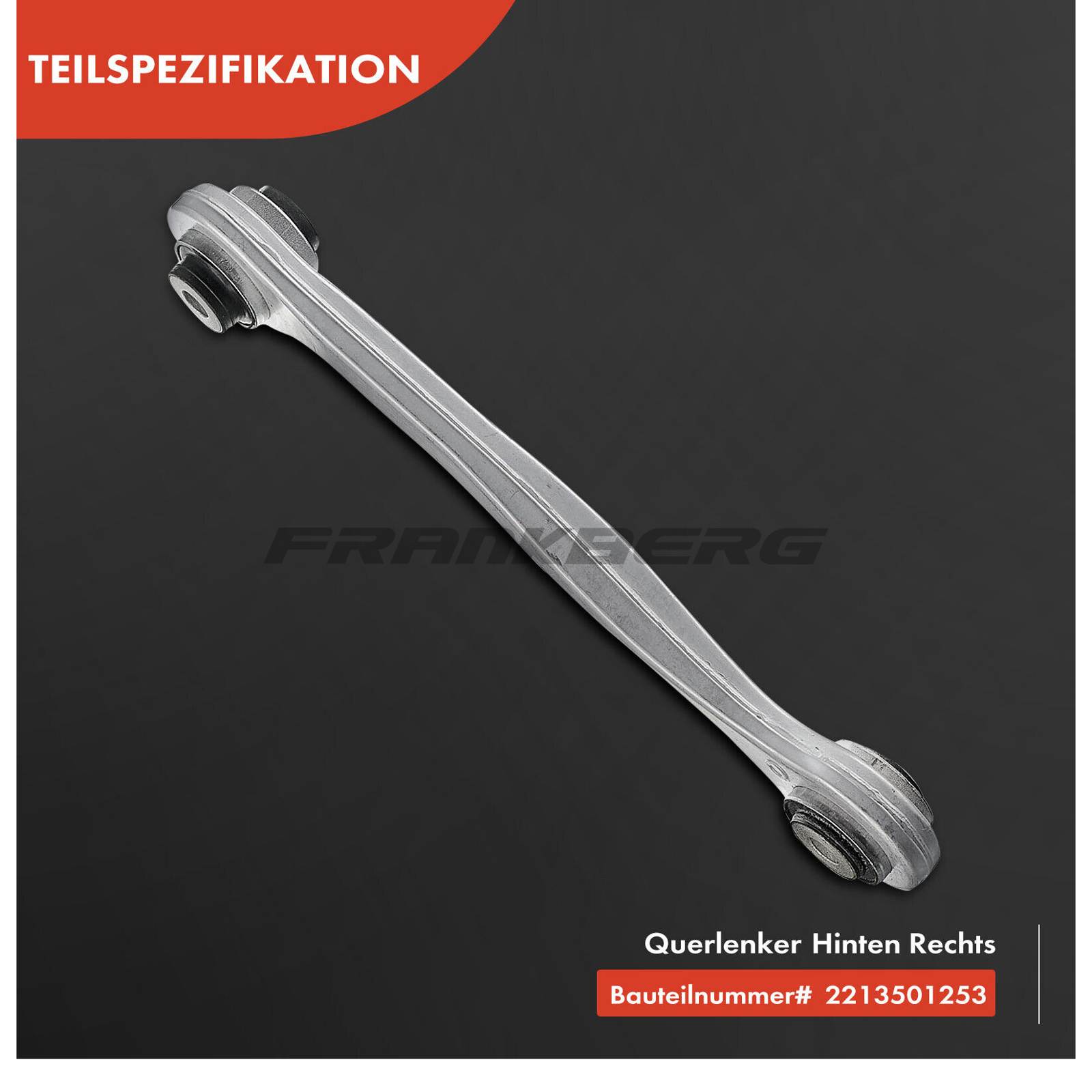 Control/Trailing Arm, wheel suspension