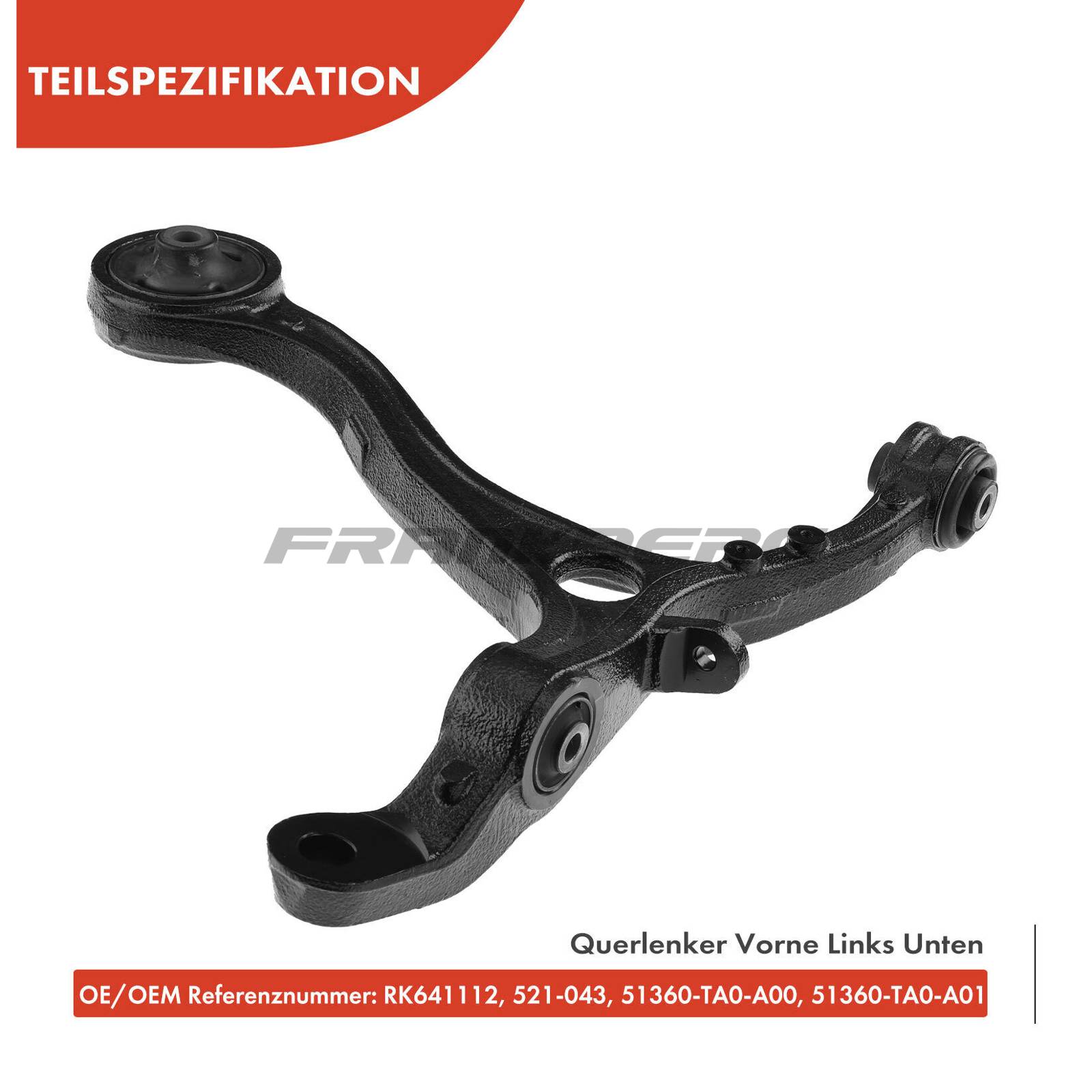 Control/Trailing Arm, wheel suspension