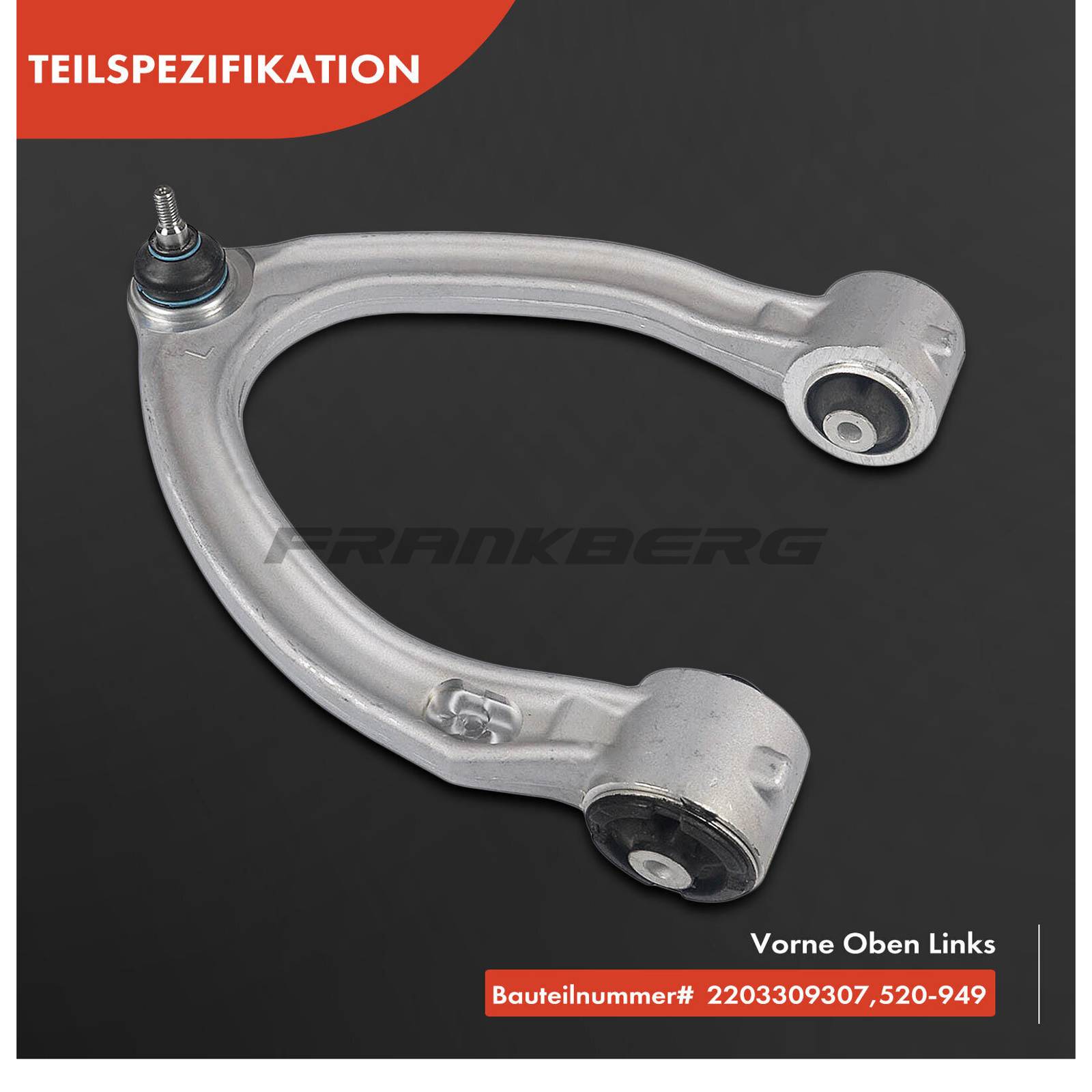 Control/Trailing Arm, wheel suspension