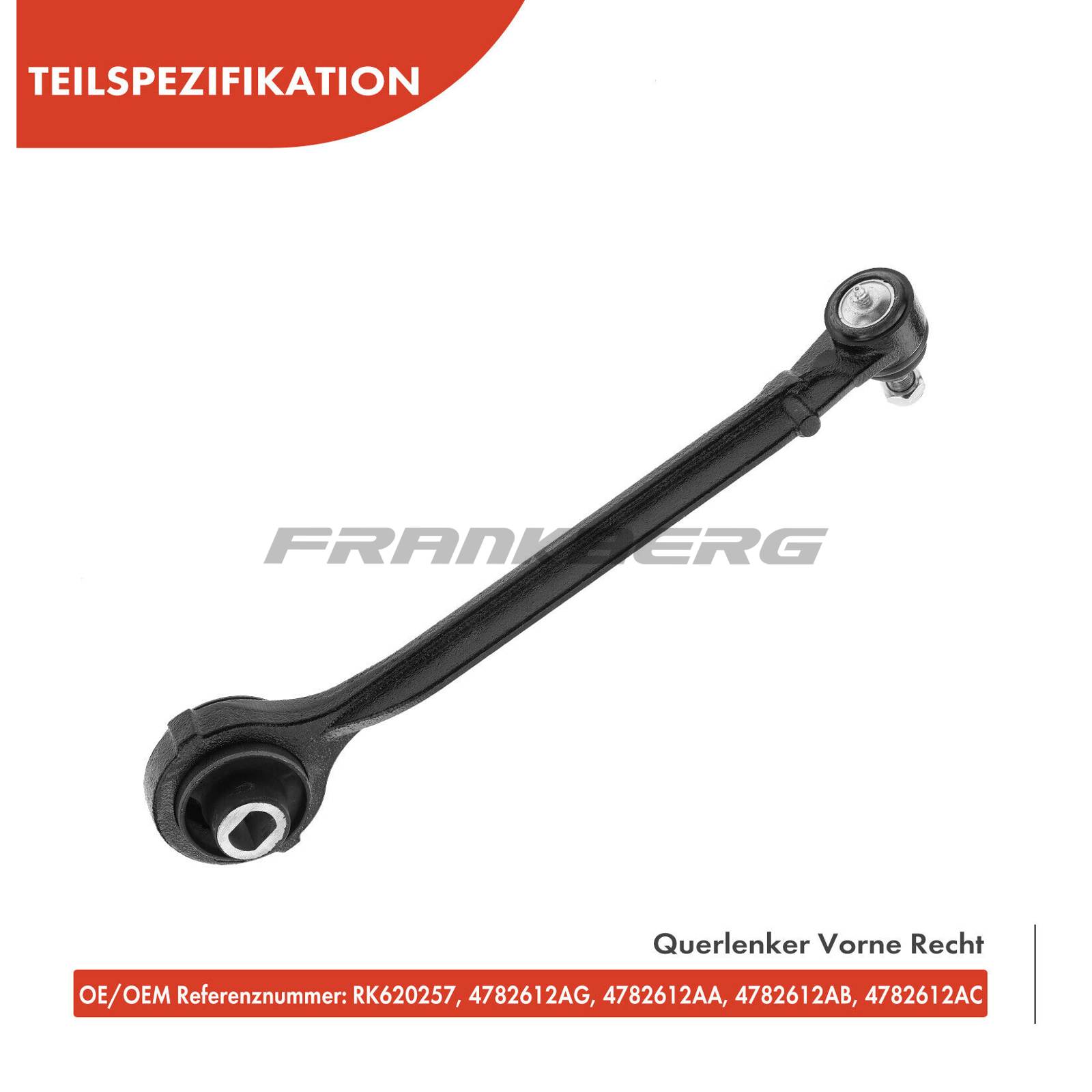 Control/Trailing Arm, wheel suspension