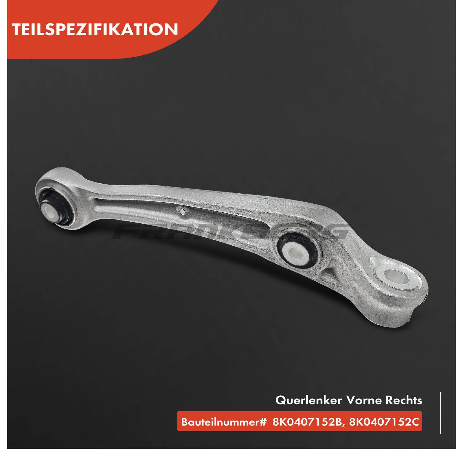 Control/Trailing Arm, wheel suspension