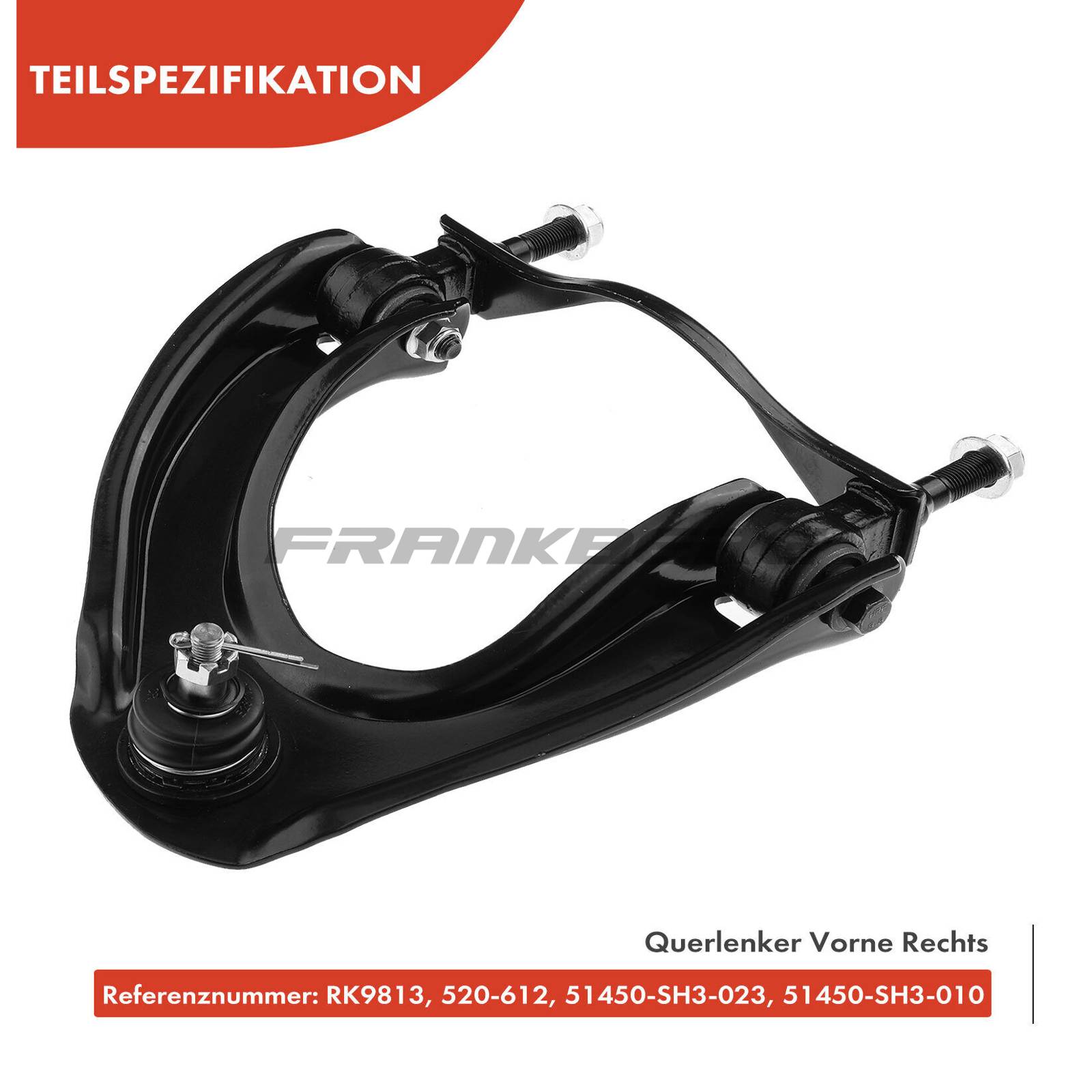 Control/Trailing Arm, wheel suspension