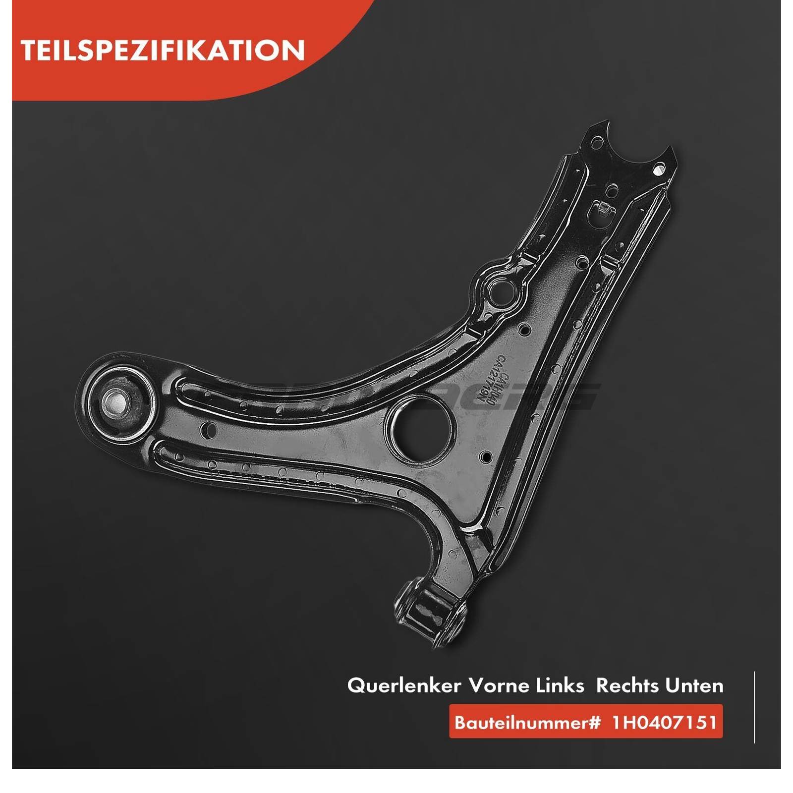 Control/Trailing Arm, wheel suspension