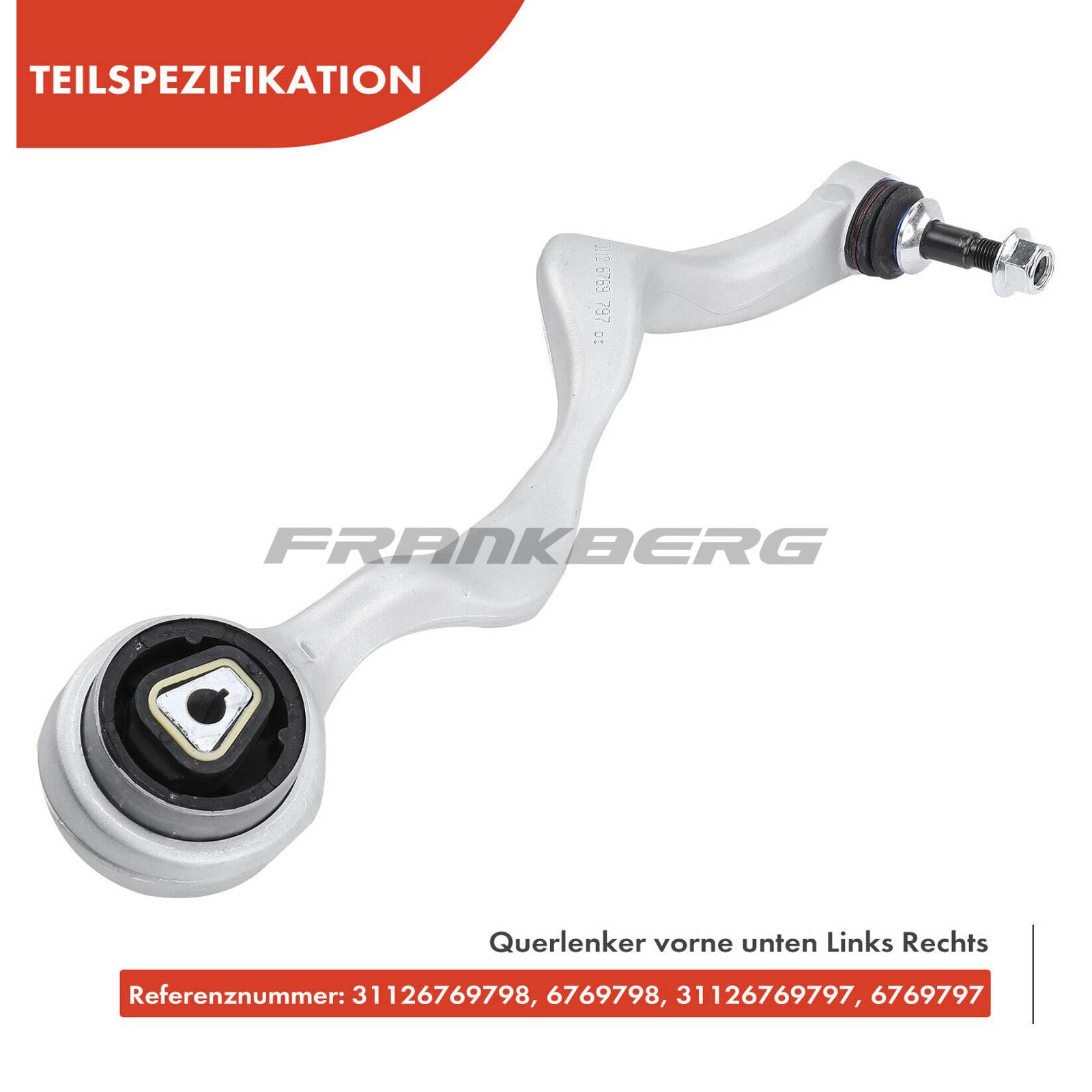 Control/Trailing Arm, wheel suspension