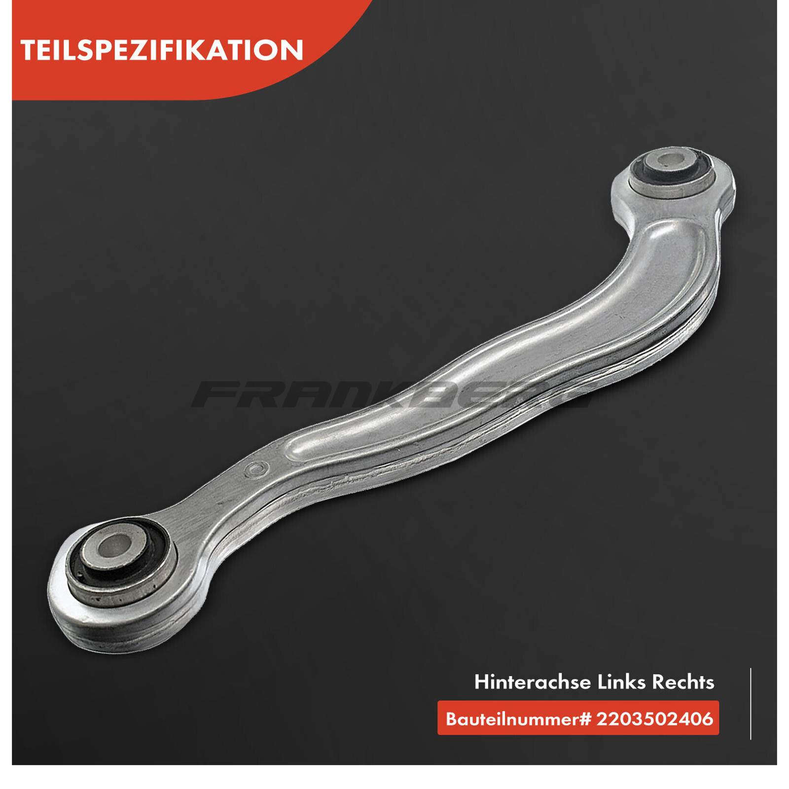 Control/Trailing Arm, wheel suspension