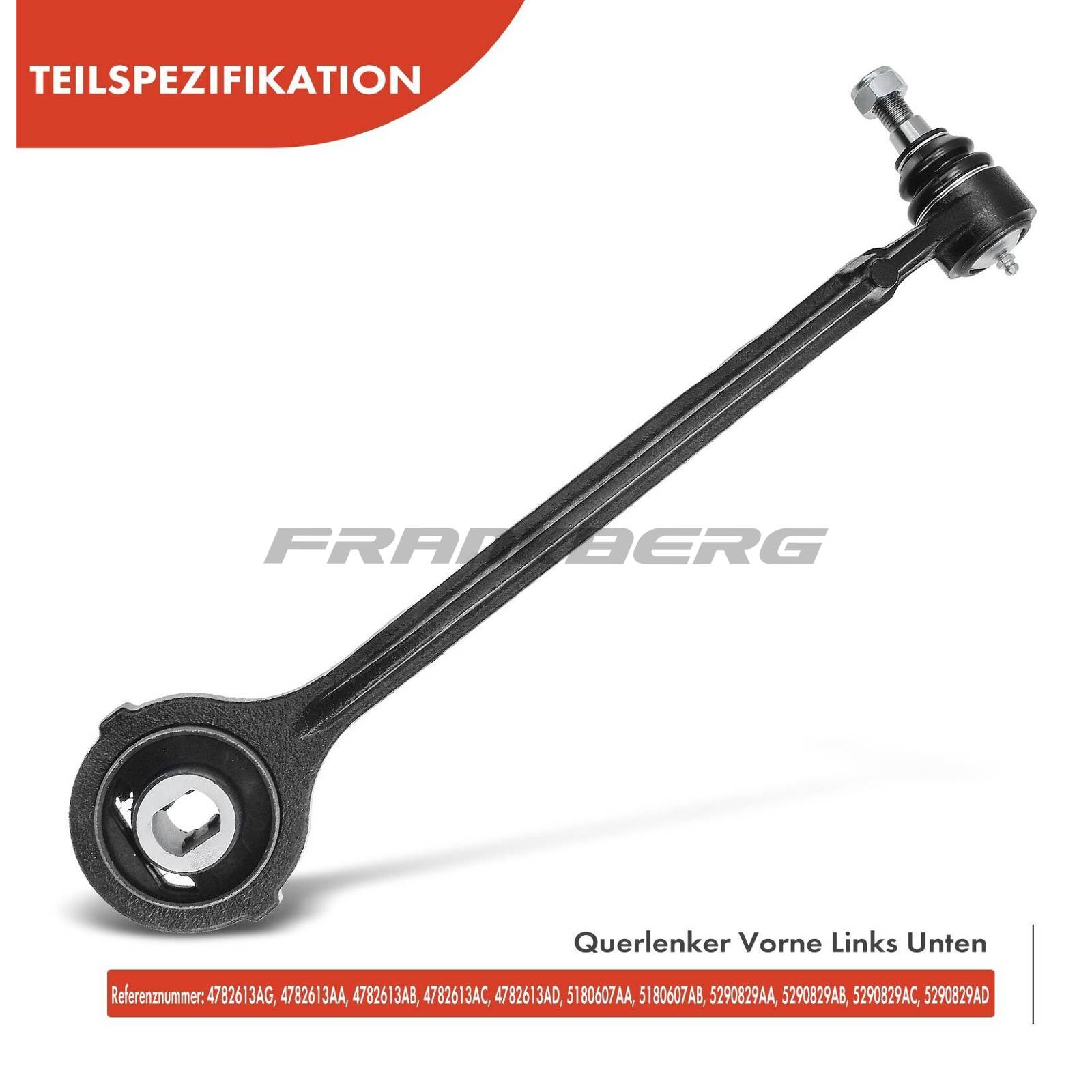 Control/Trailing Arm, wheel suspension