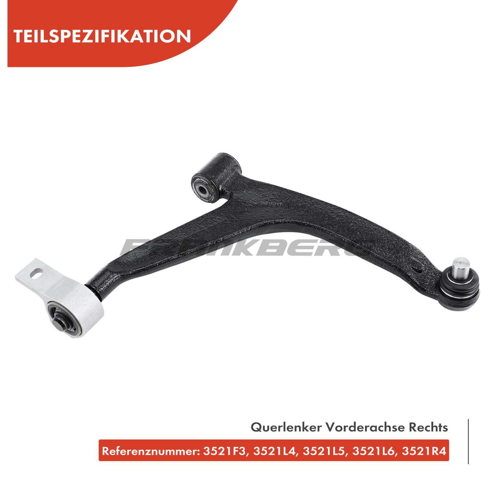 Control/Trailing Arm, wheel suspension (5481FB0006751)