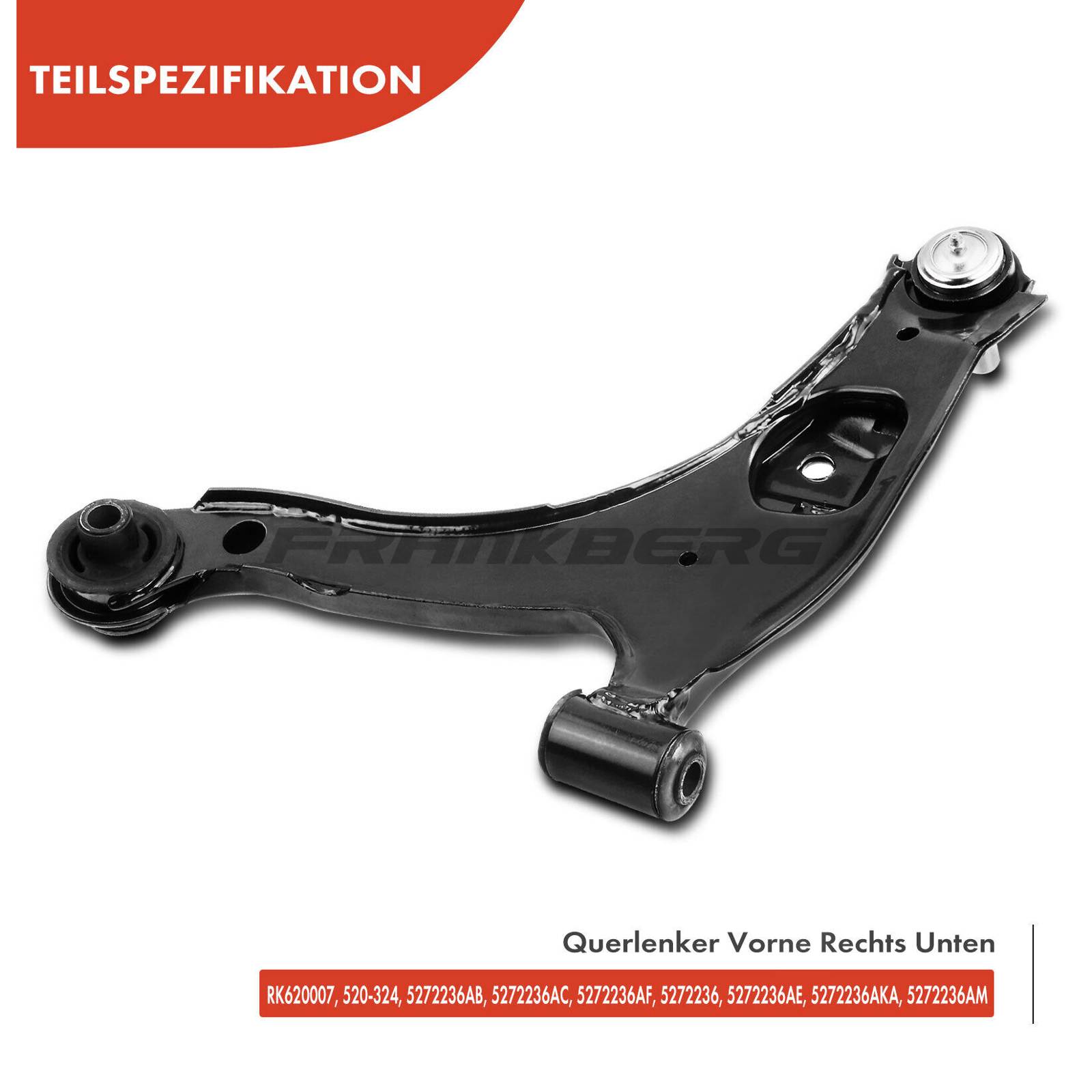 Control/Trailing Arm, wheel suspension
