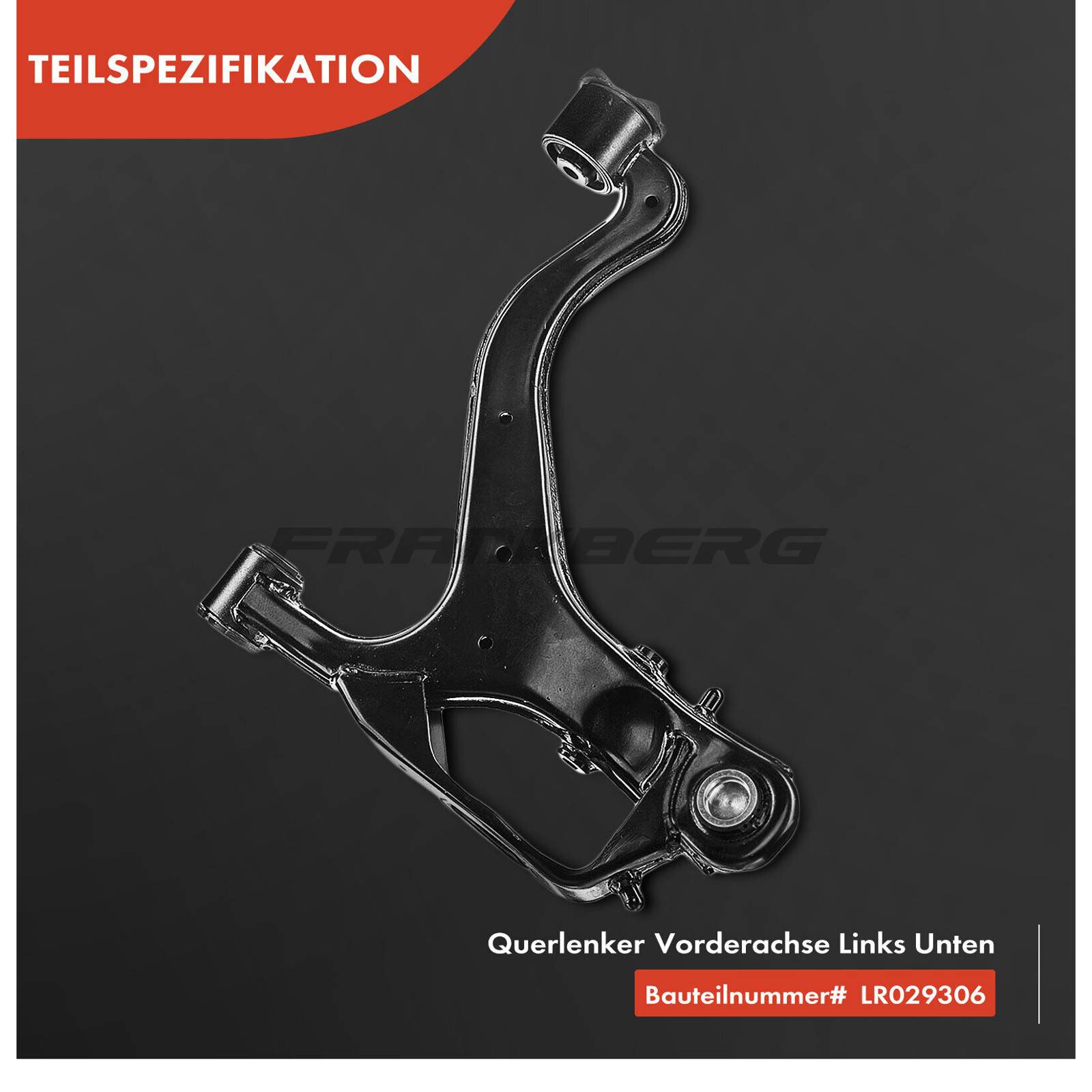 Control/Trailing Arm, wheel suspension