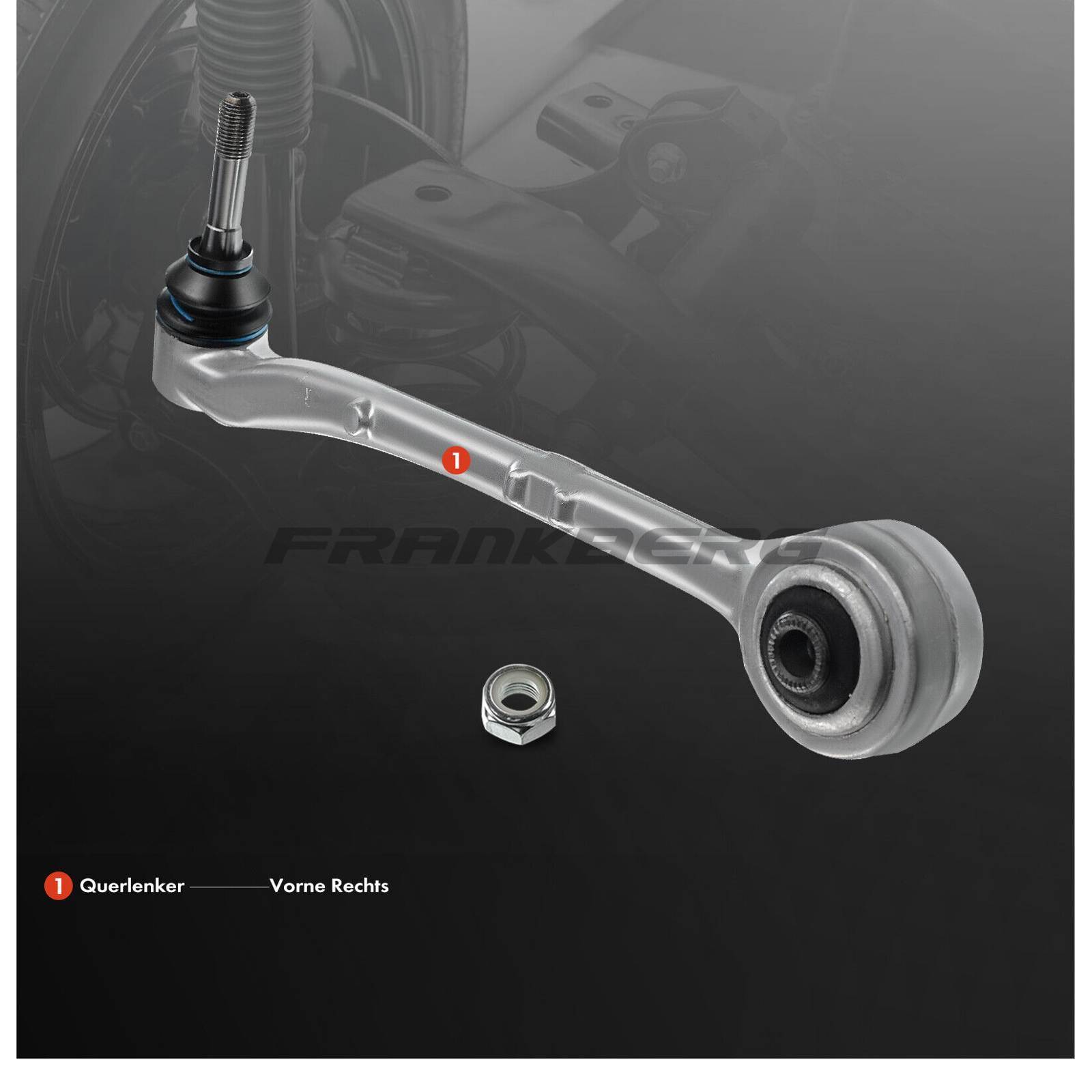 Control/Trailing Arm, wheel suspension