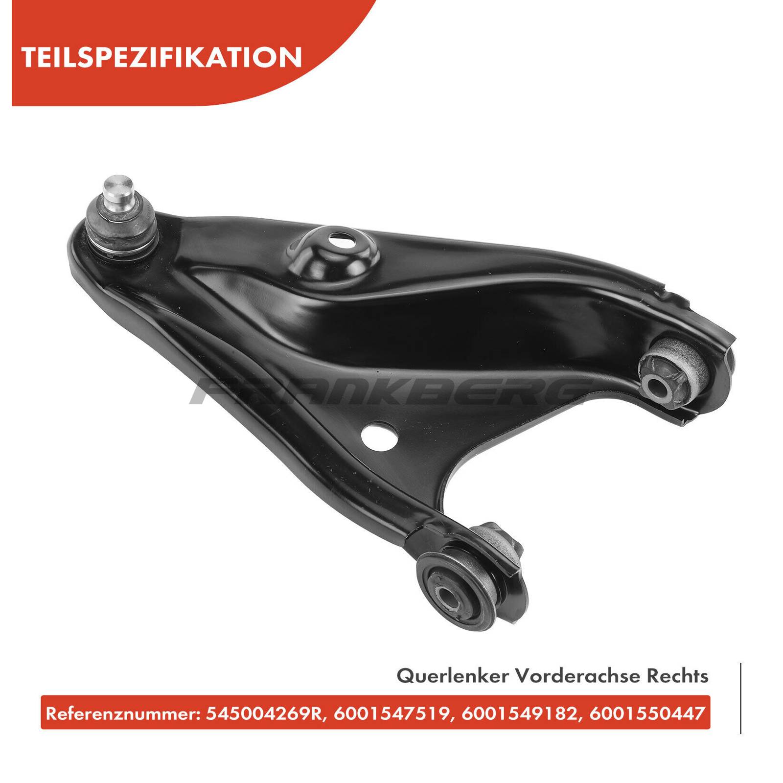 Control/Trailing Arm, wheel suspension