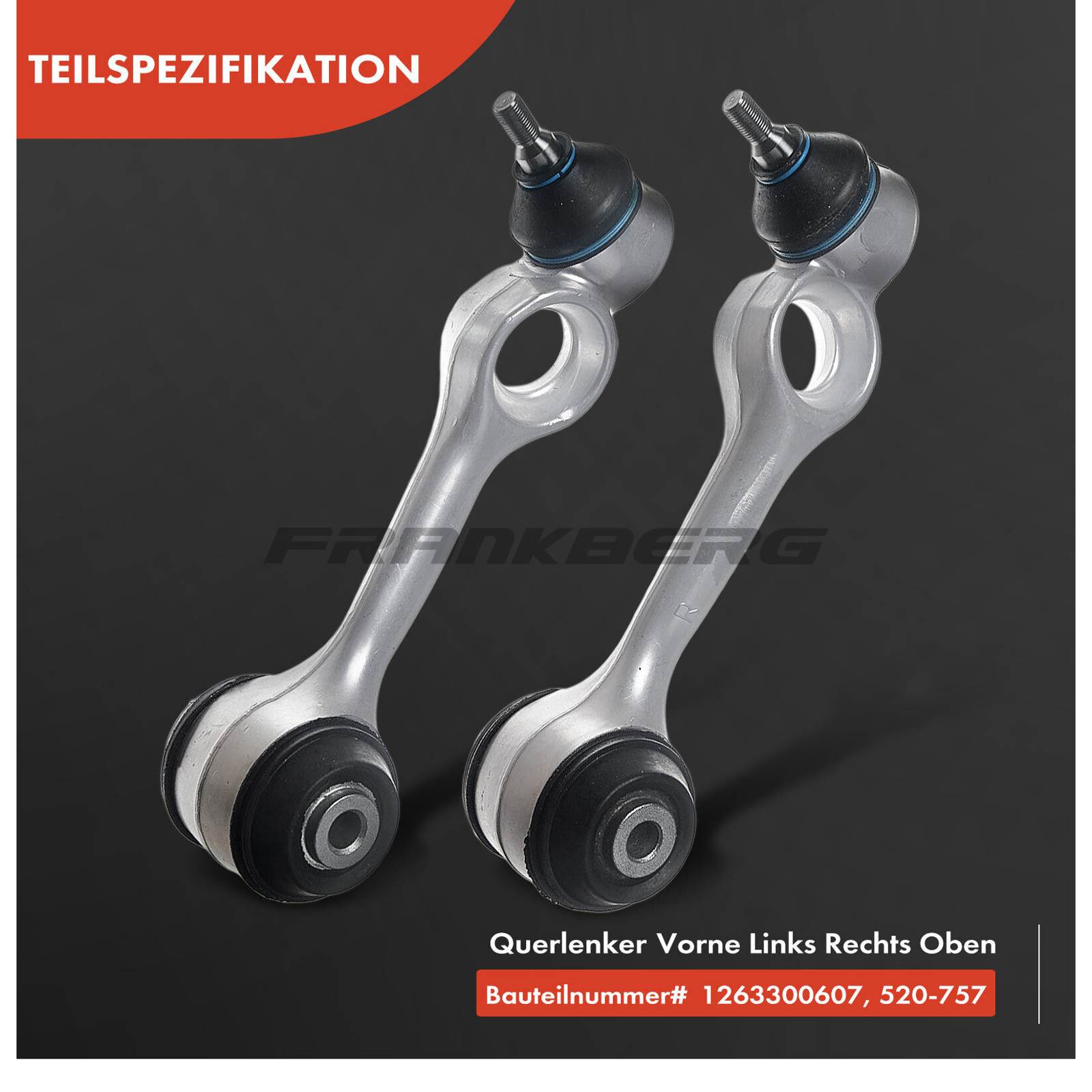 Control/Trailing Arm, wheel suspension