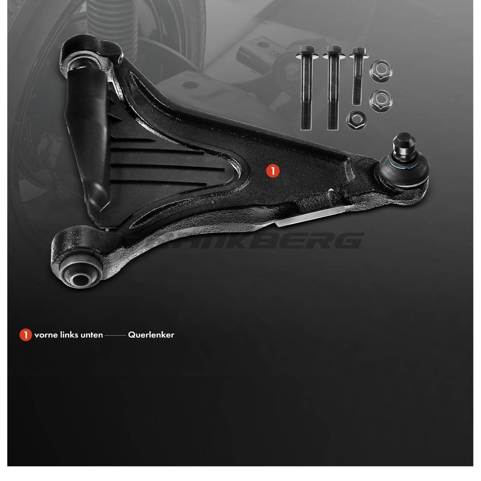 Control/Trailing Arm, wheel suspension