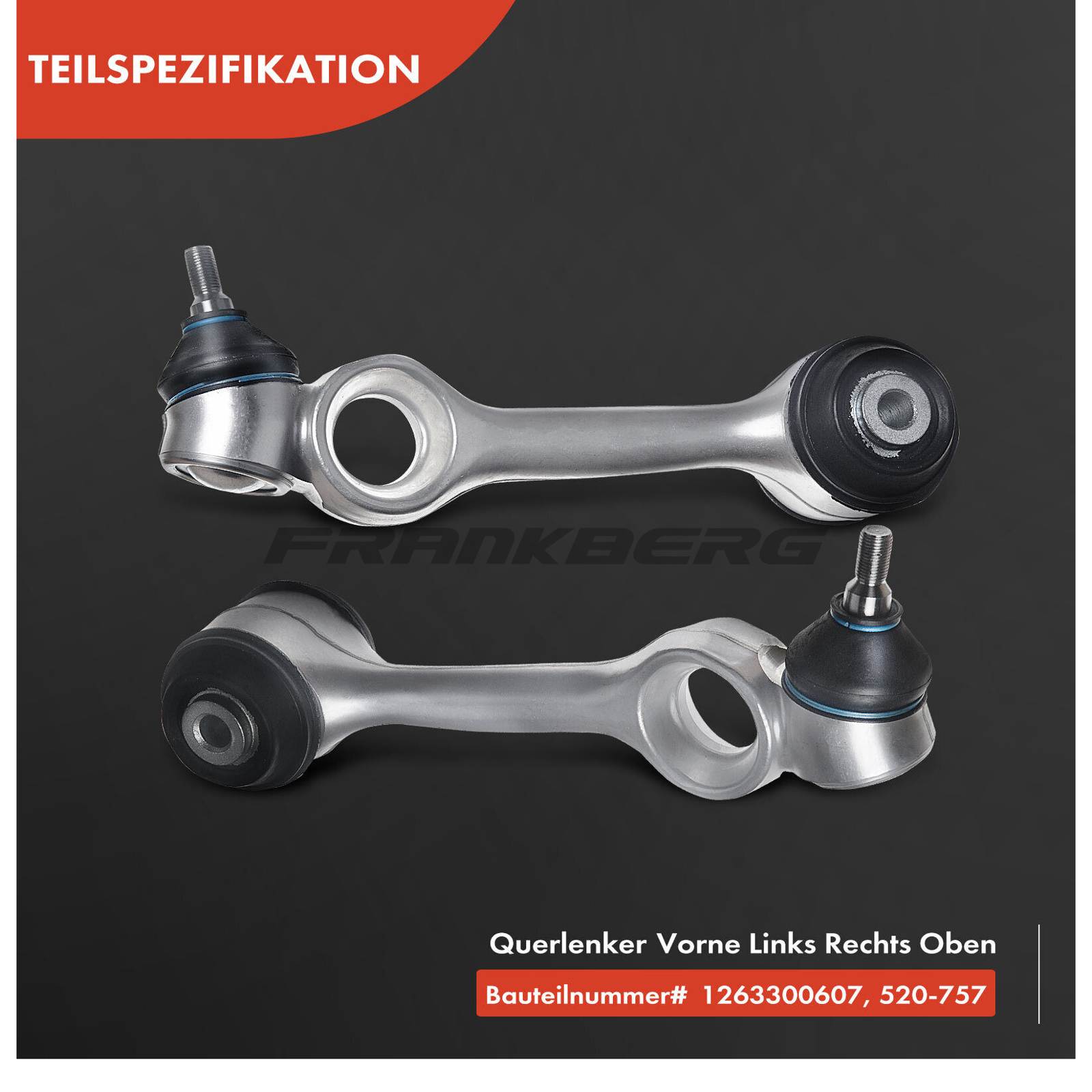 Control/Trailing Arm, wheel suspension