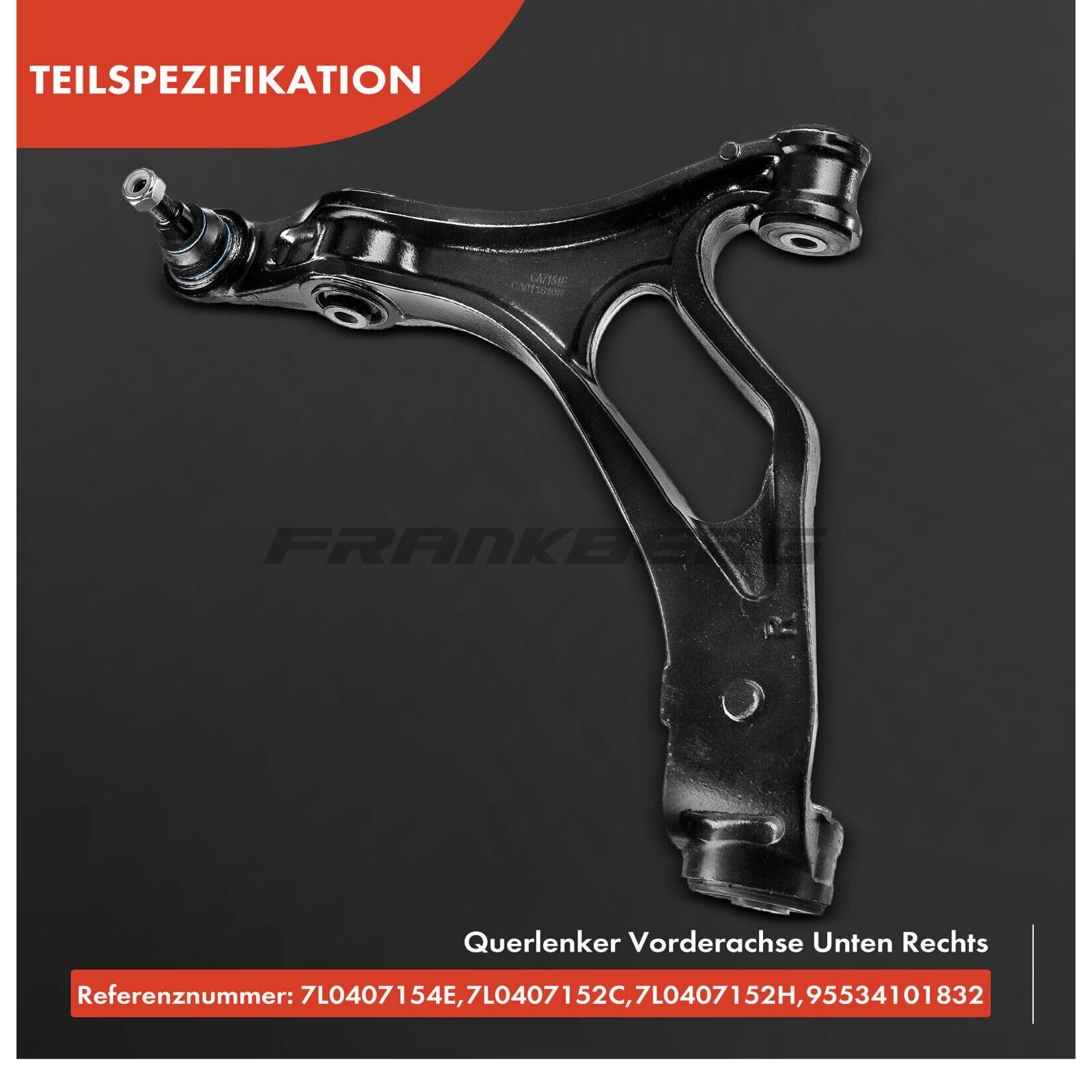 Control/Trailing Arm, wheel suspension