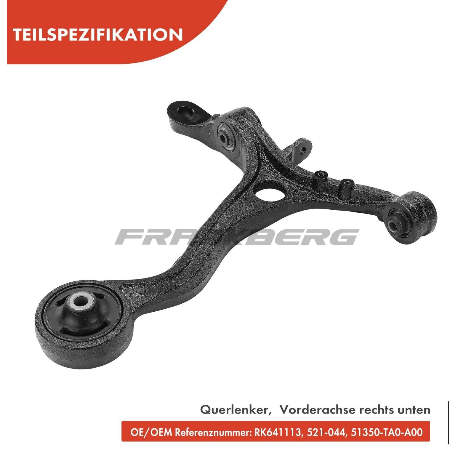 Control/Trailing Arm, wheel suspension