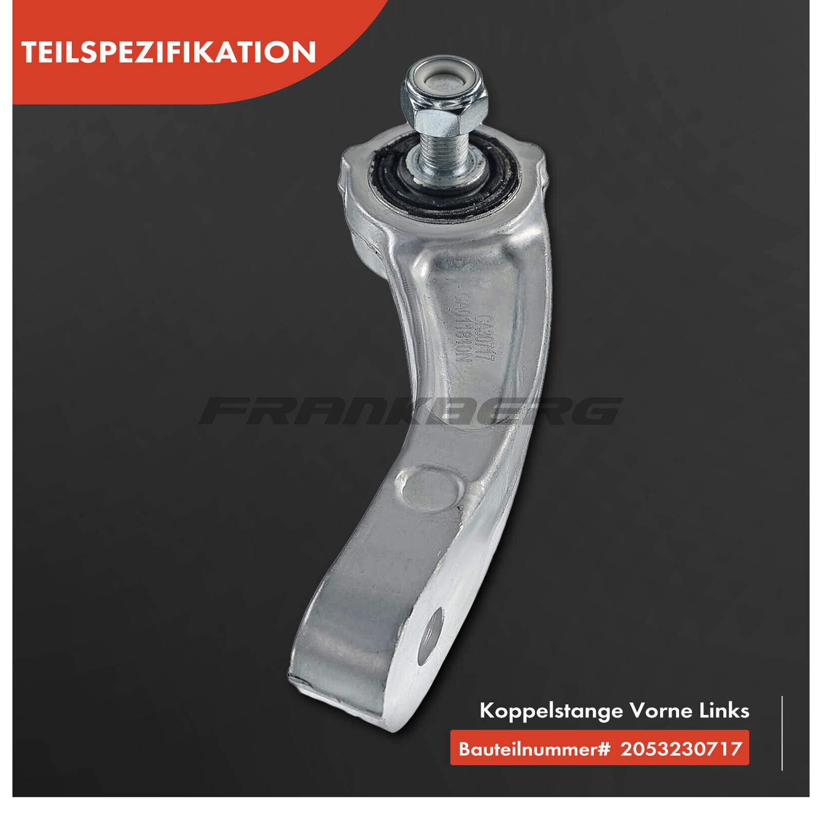 Control/Trailing Arm, wheel suspension