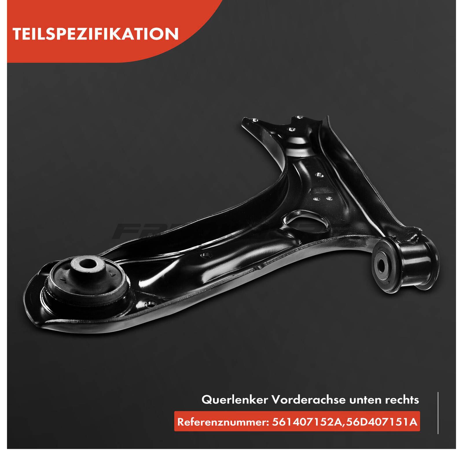 Control/Trailing Arm, wheel suspension