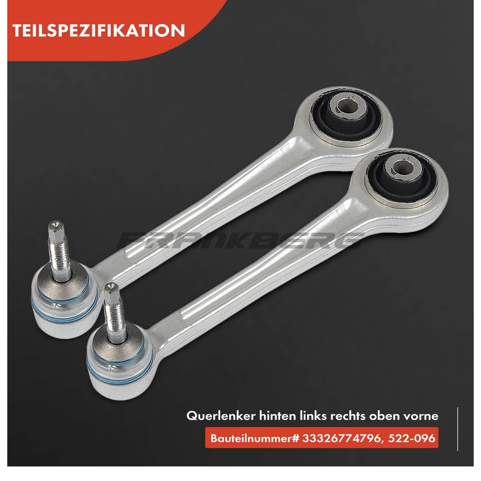 Control/Trailing Arm, wheel suspension