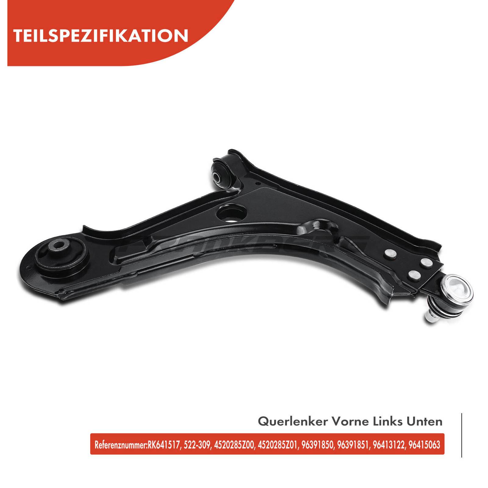 Control/Trailing Arm, wheel suspension