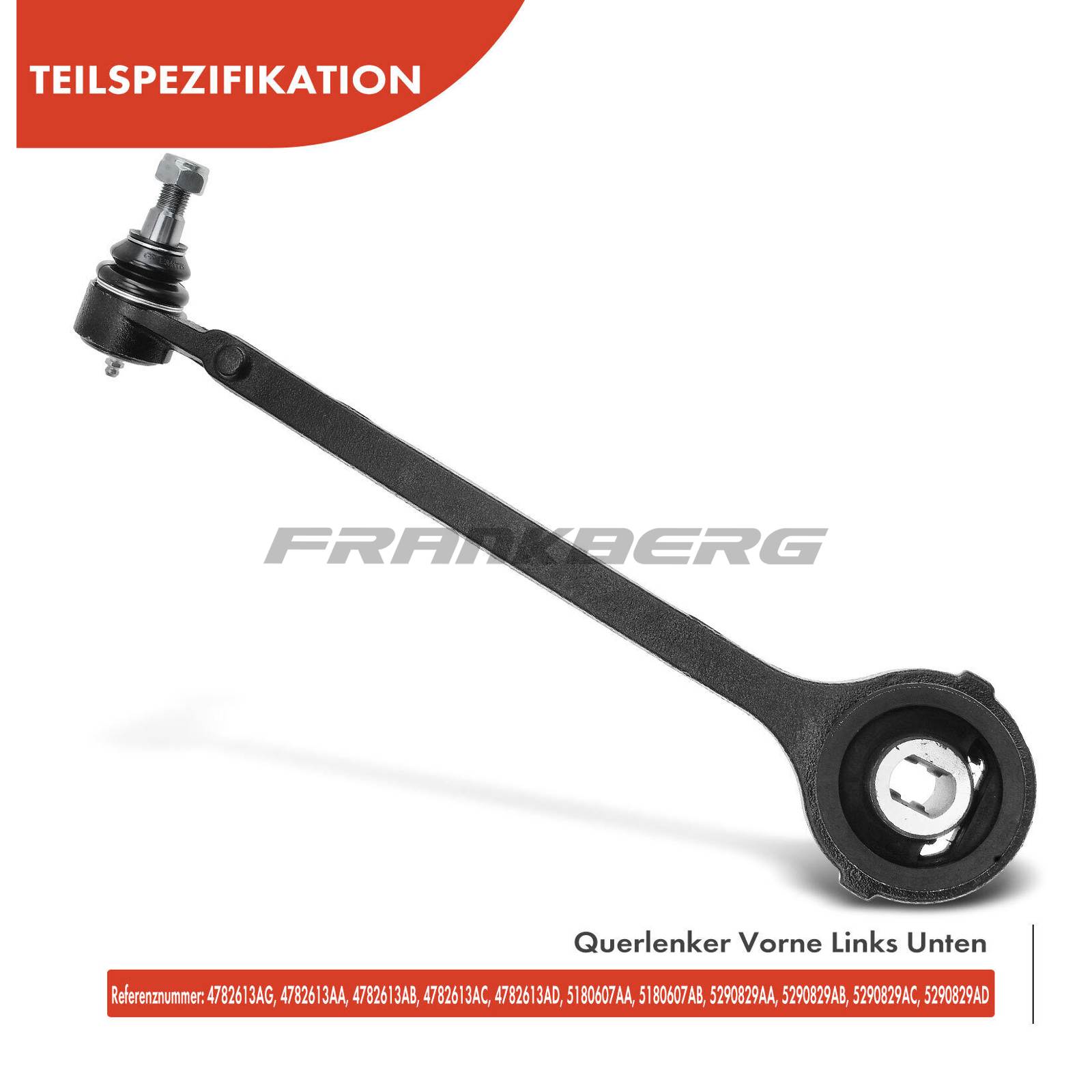 Control/Trailing Arm, wheel suspension