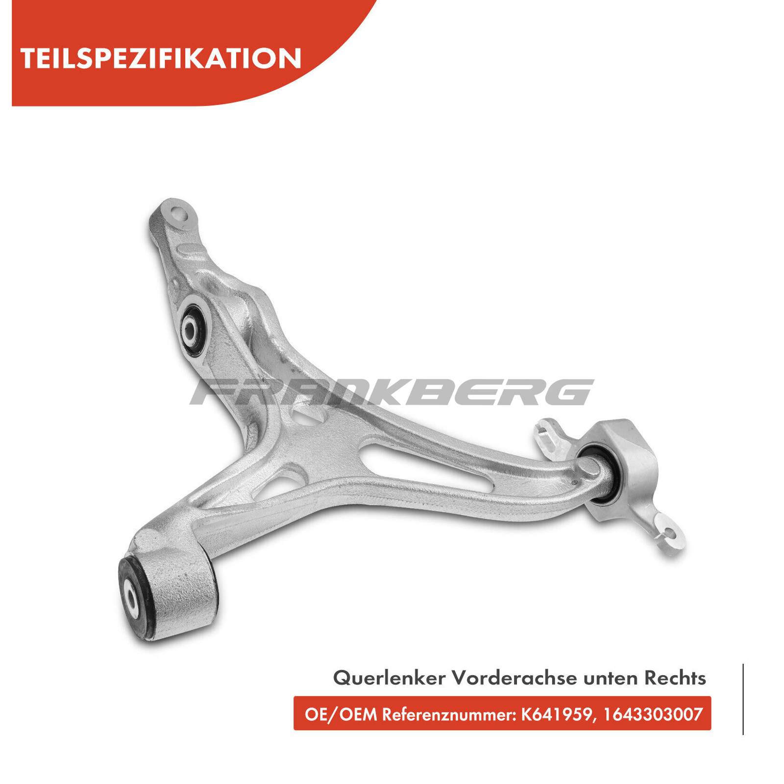 Control/Trailing Arm, wheel suspension