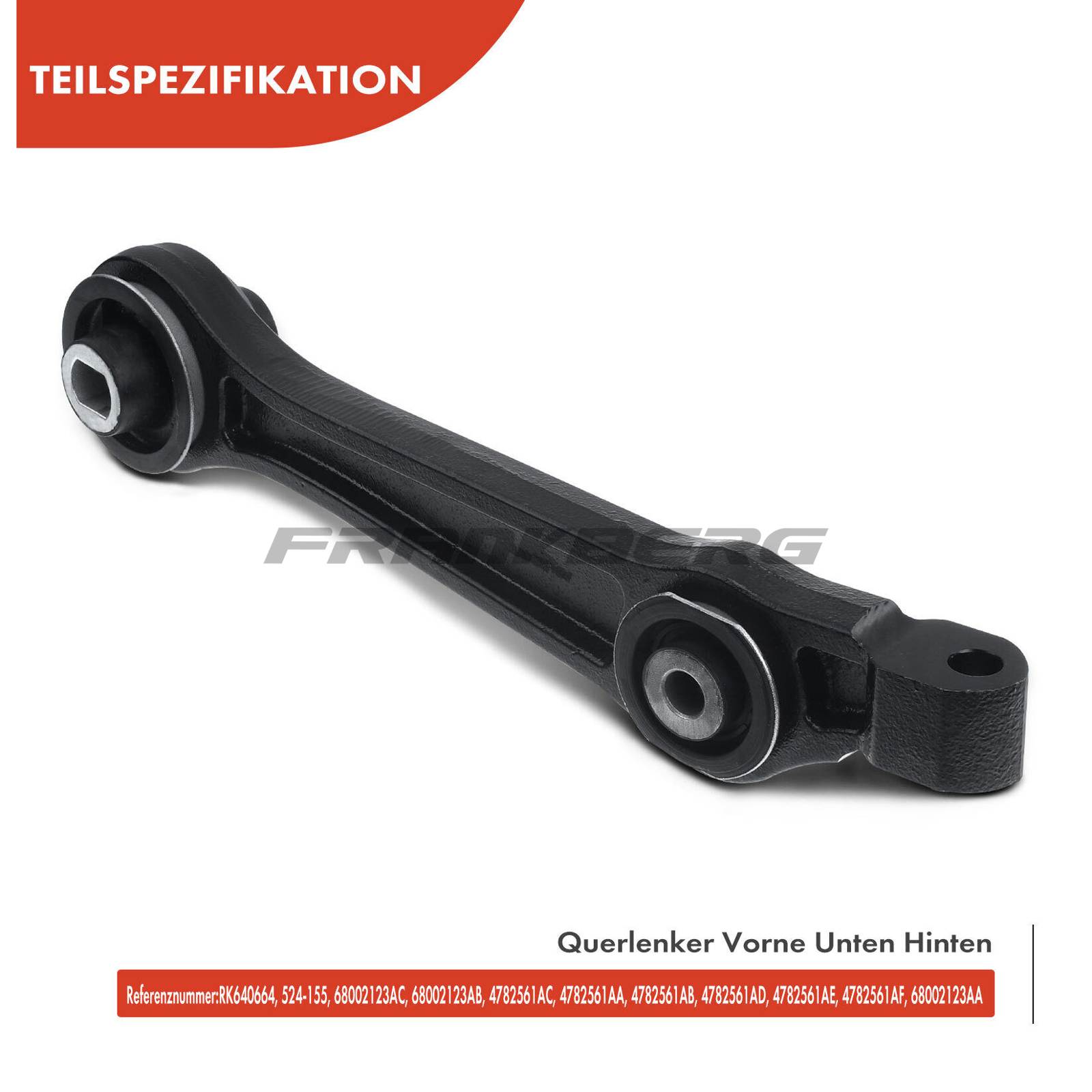 Control/Trailing Arm, wheel suspension
